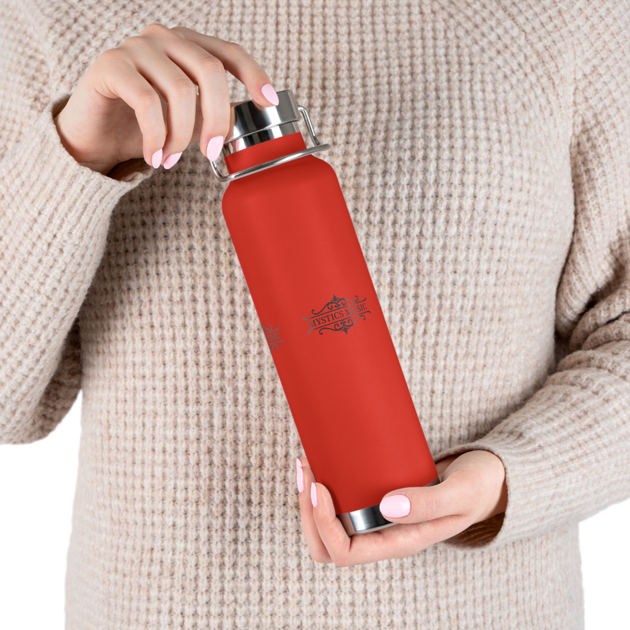 Mystics Music Copper Vacuum Insulated Water Bottle (light colors) - Image 17
