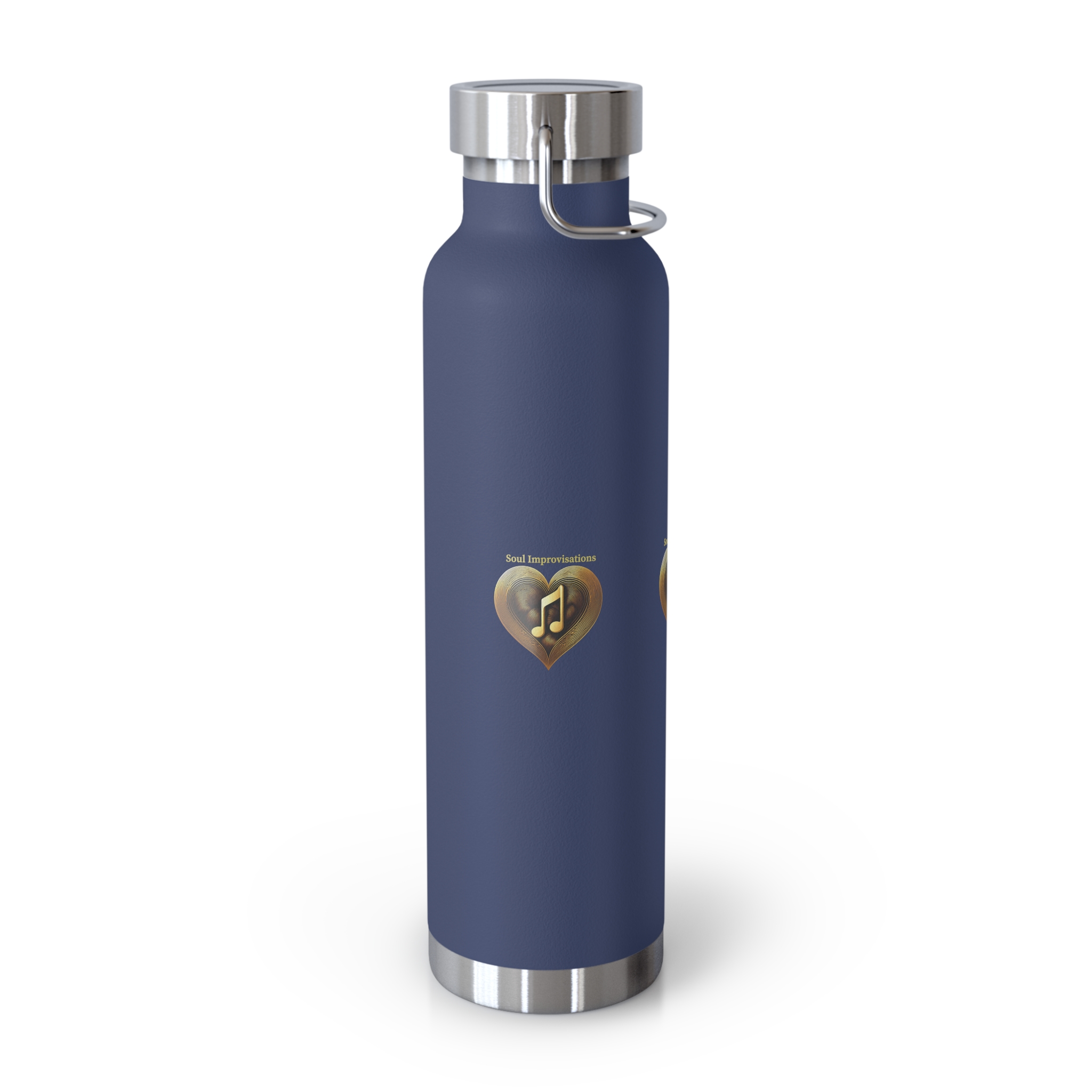 Gold Musical Heart Copper Vacuum Insulated Water Bottle - Image 23