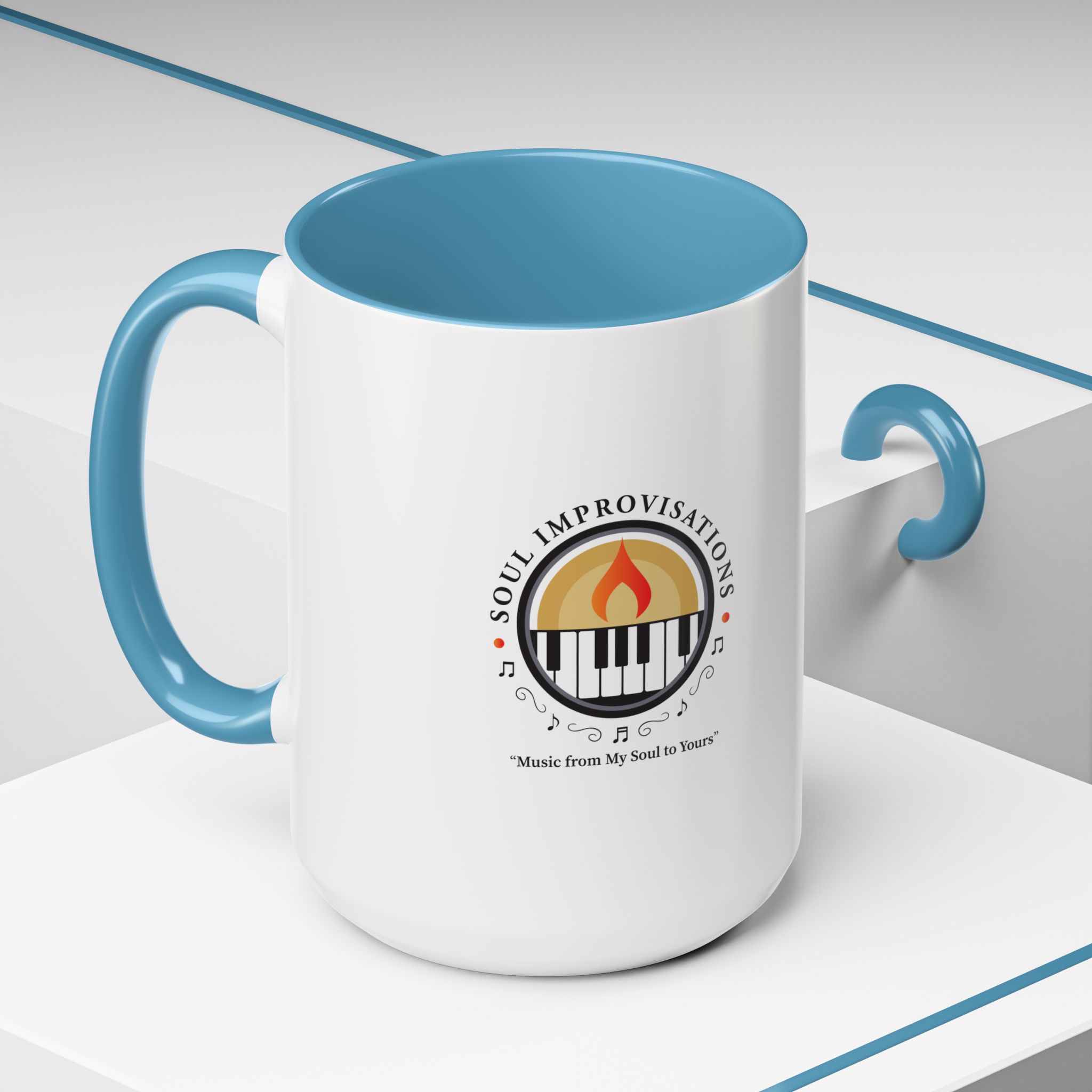 Soul Improvisations Coffee Mug - 11oz and 15oz (large logo) - Image 25