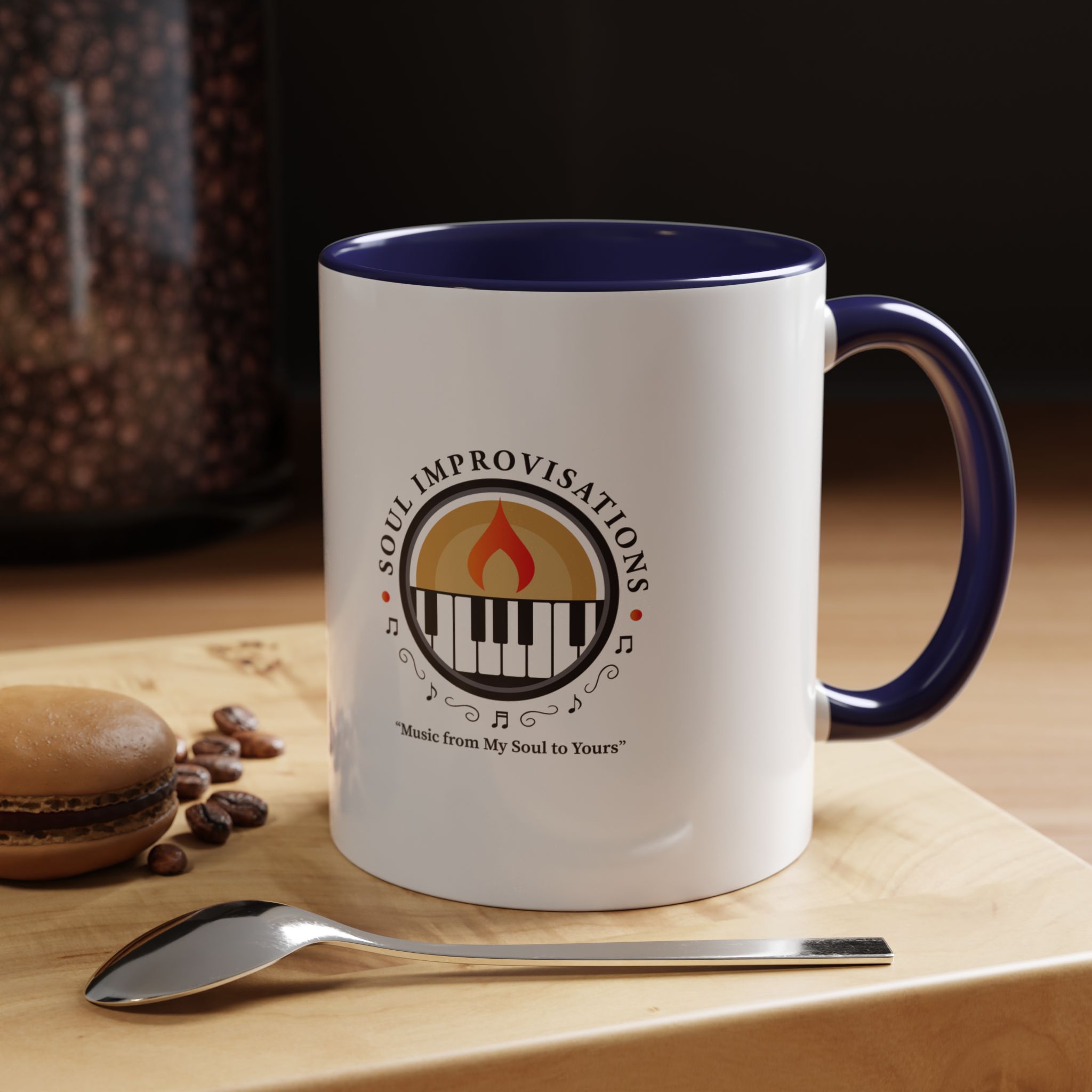 Soul Improvisations Coffee Mug - 11oz and 15oz (large logo) - Image 7