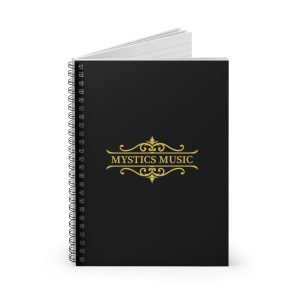 Mystics Music Spiral Notebook - Black