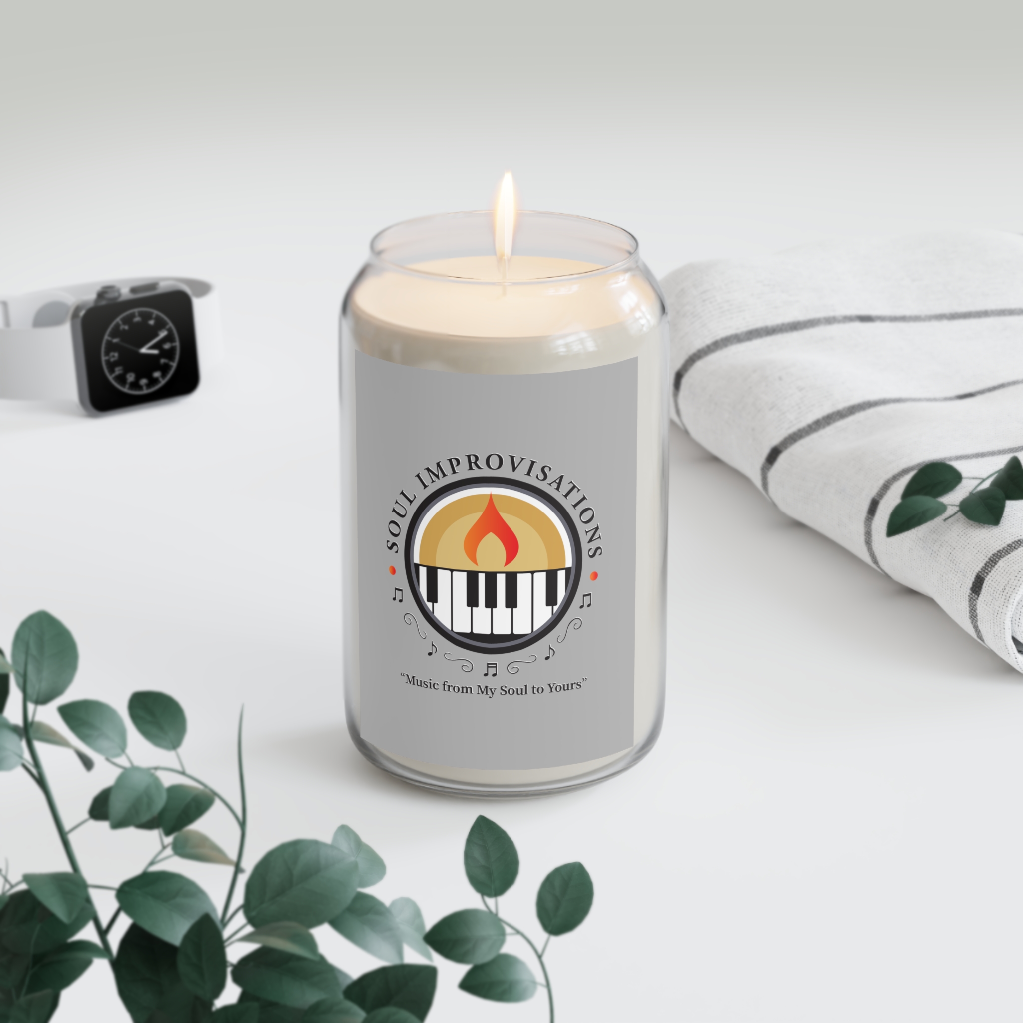Soul Improvisations Scented Candles 13.75oz - Grey