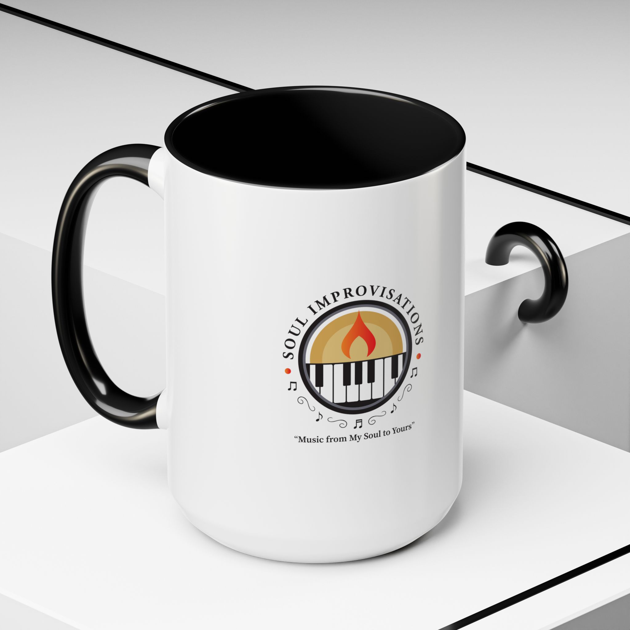 Soul Improvisations Coffee Mug - 11oz and 15oz (large logo) - Image 6