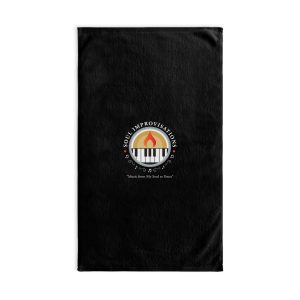 Soul Improvisations Hand Towel - Black