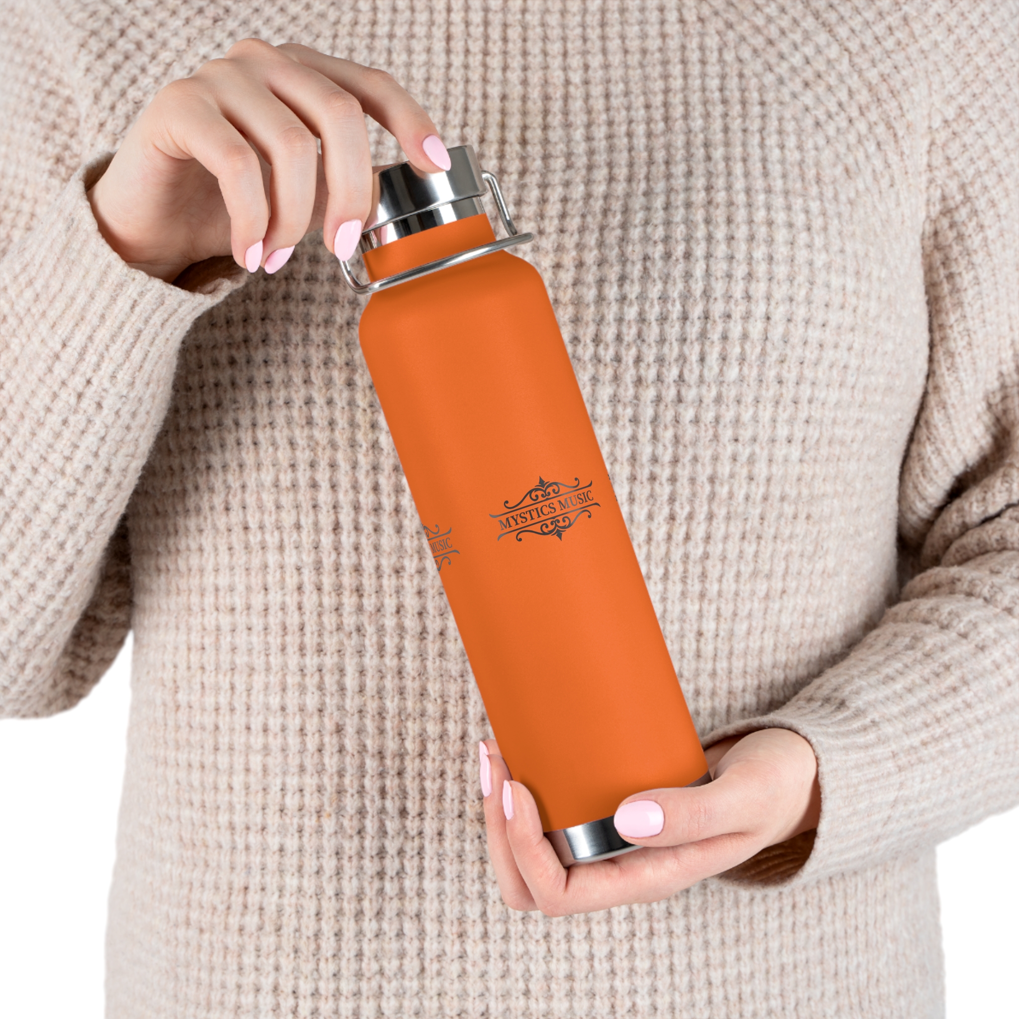 Mystics Music Copper Vacuum Insulated Water Bottle (light colors) - Image 23
