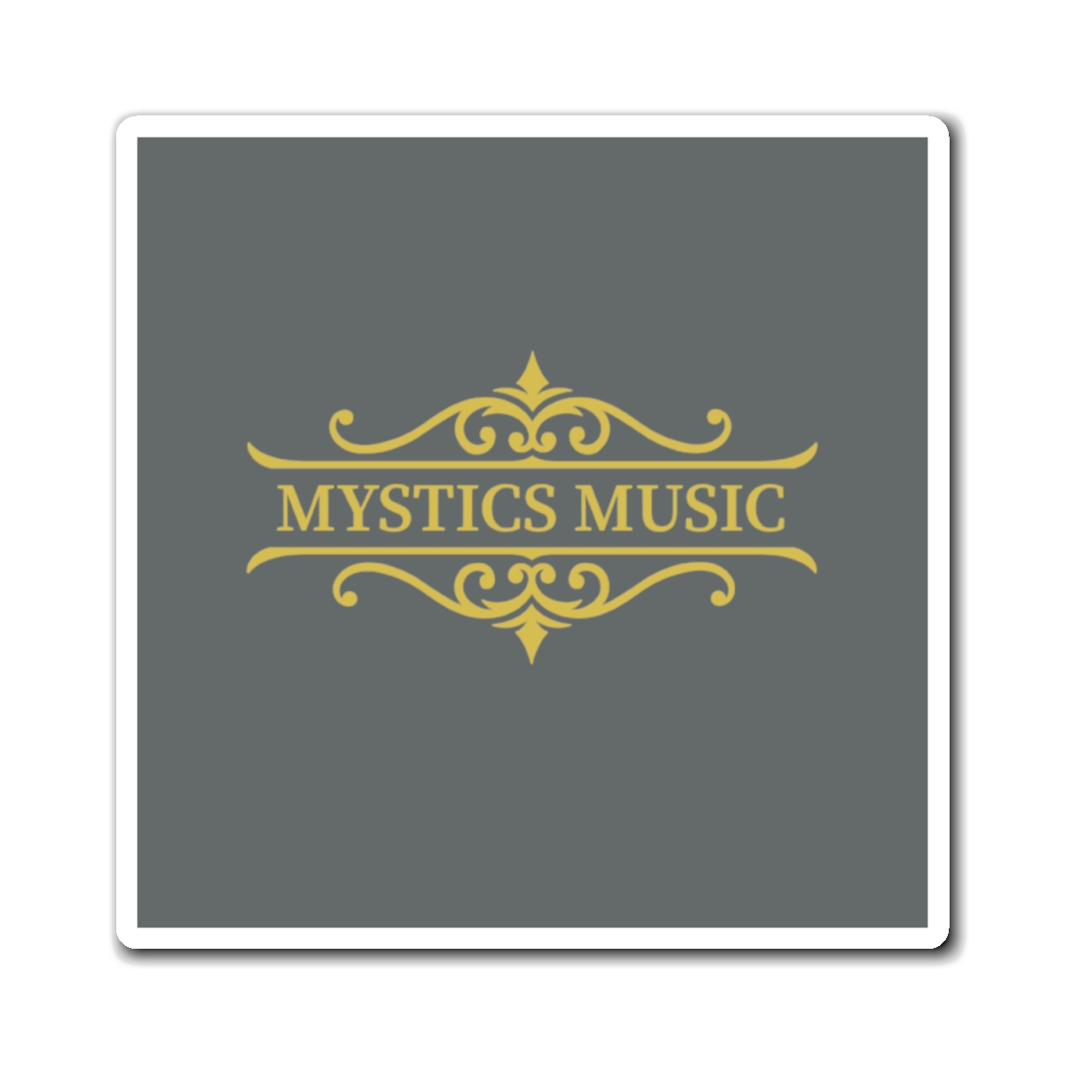 Mystics Music Home Magnet - Grey - Image 3