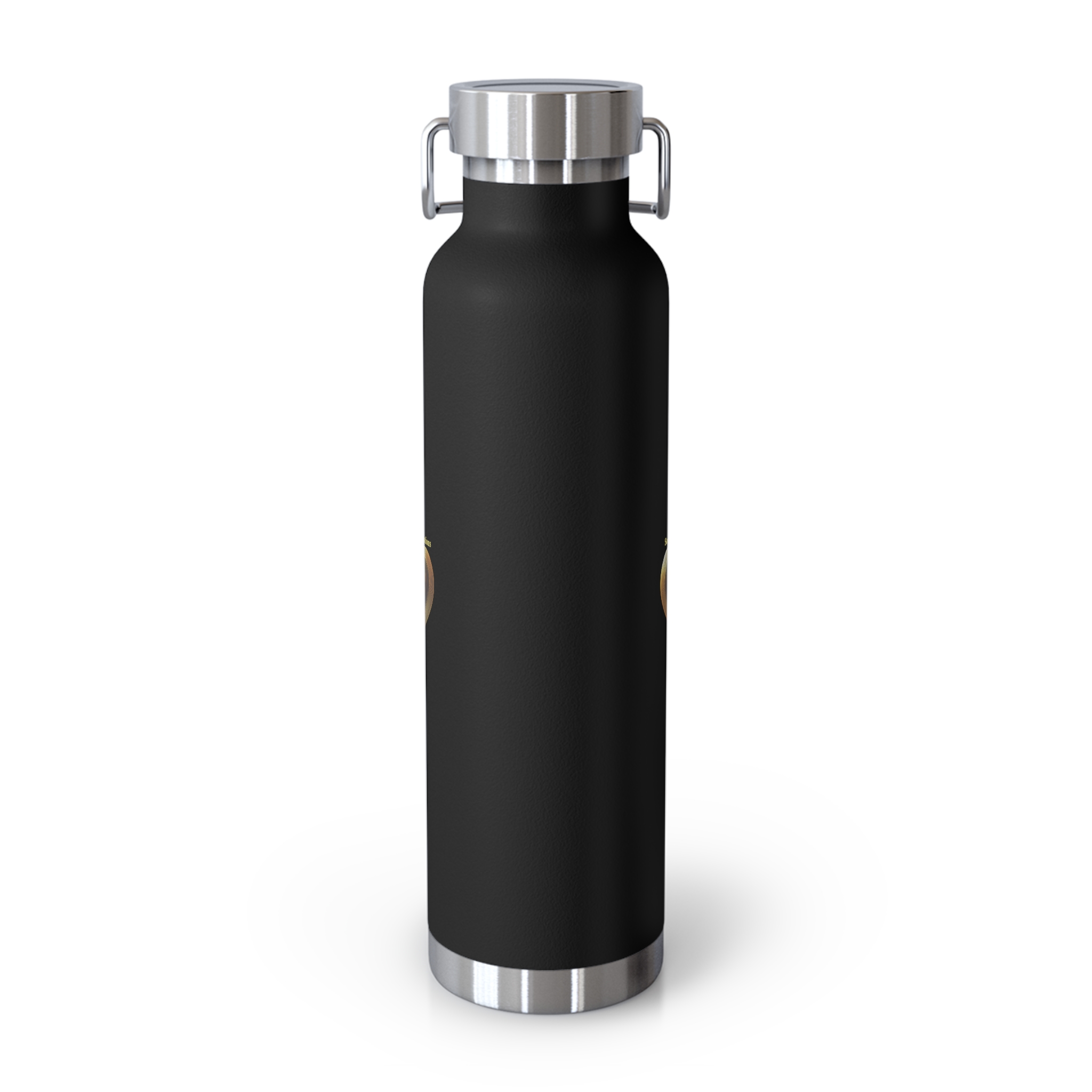 Gold Musical Heart Copper Vacuum Insulated Water Bottle - Image 12