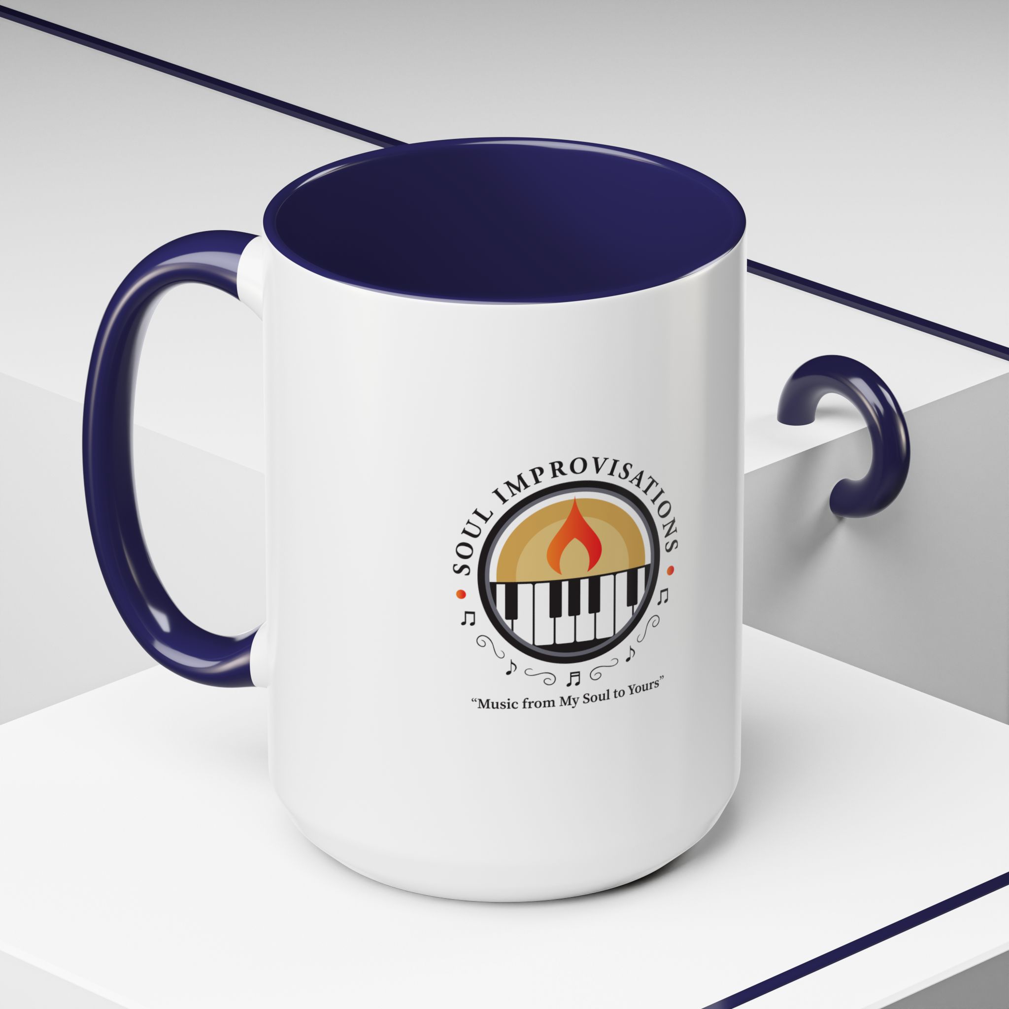 Soul Improvisations Coffee Mug - 11oz and 15oz (large logo) - Image 13