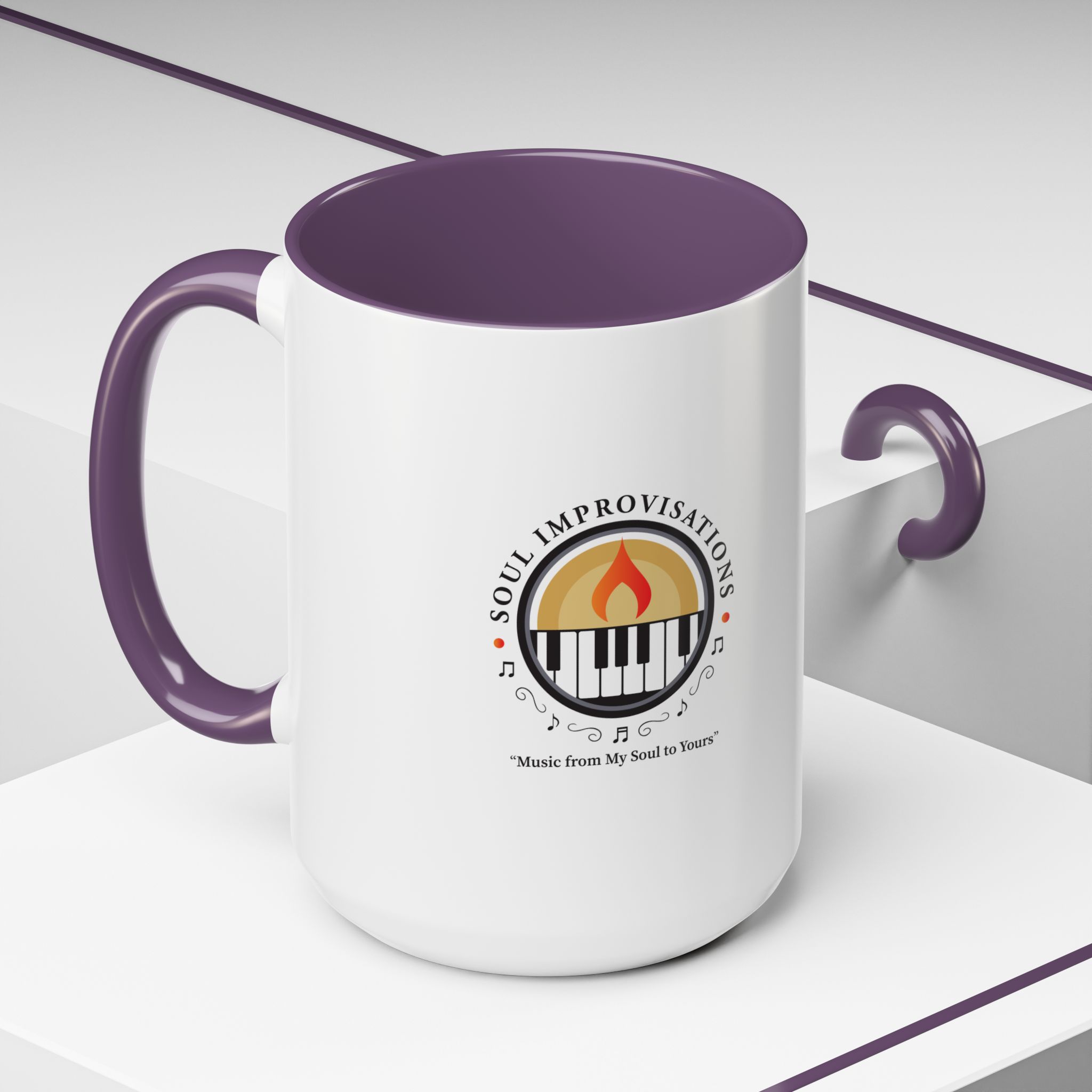 Soul Improvisations Coffee Mug - 11oz and 15oz (large logo) - Image 37