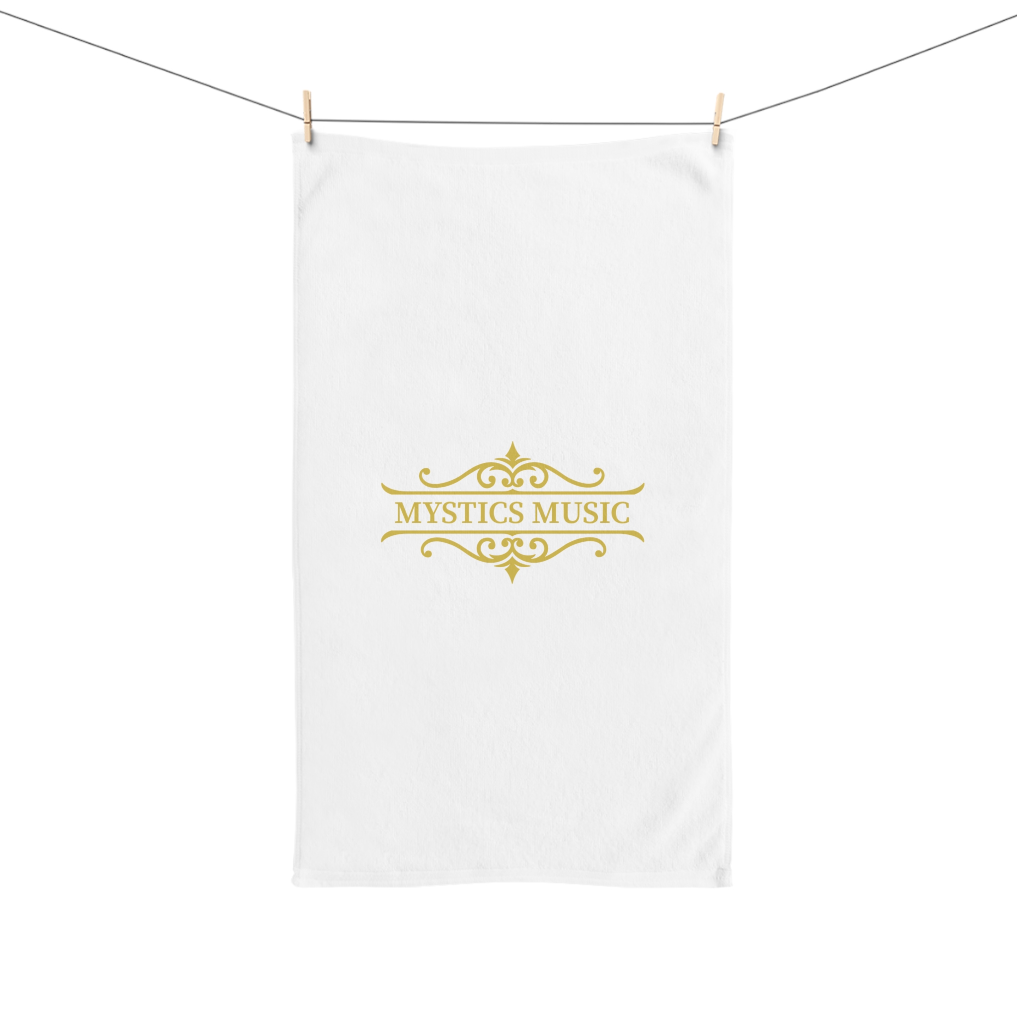 Mystics Music Hand Towel - White - Image 3