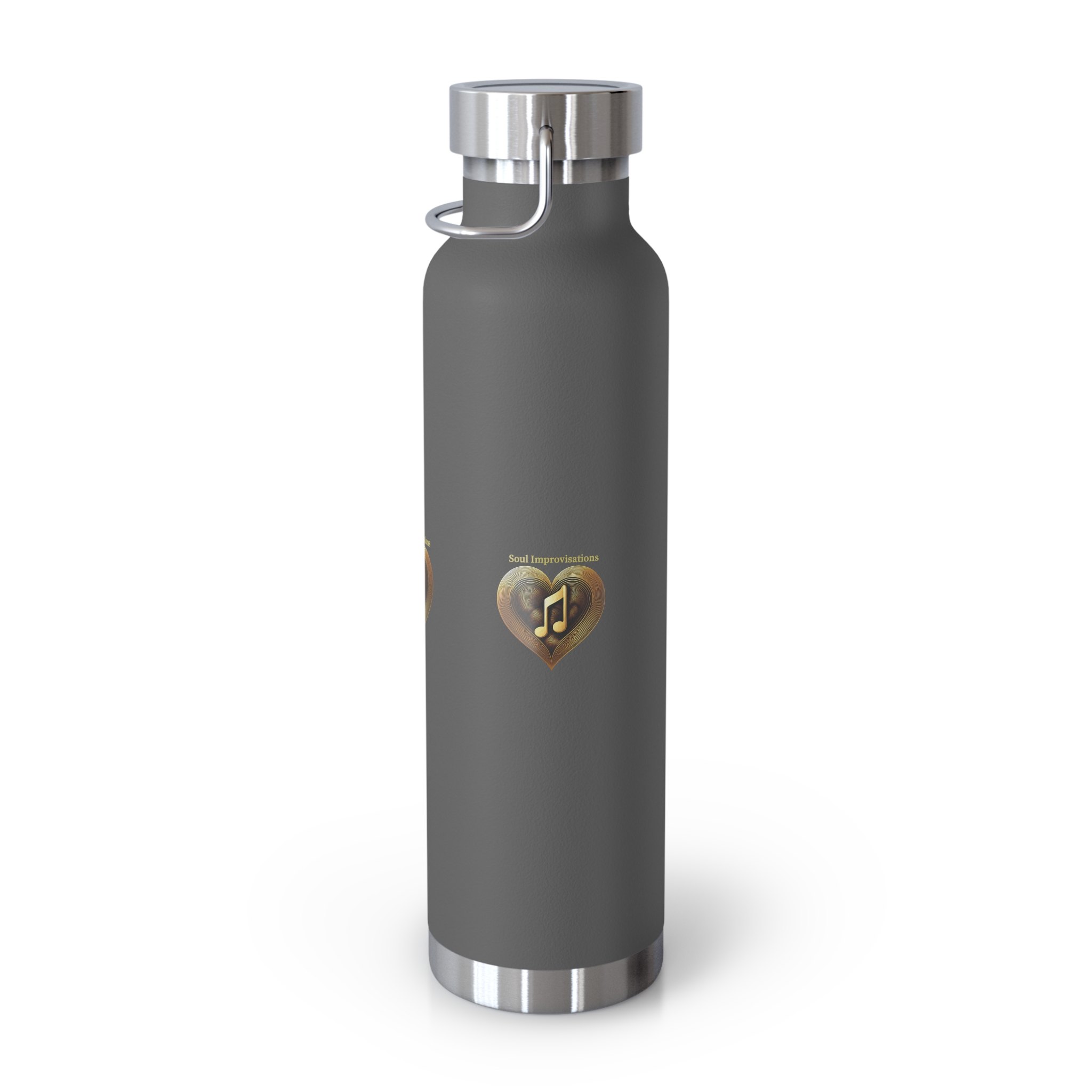 Gold Musical Heart Copper Vacuum Insulated Water Bottle - Image 17