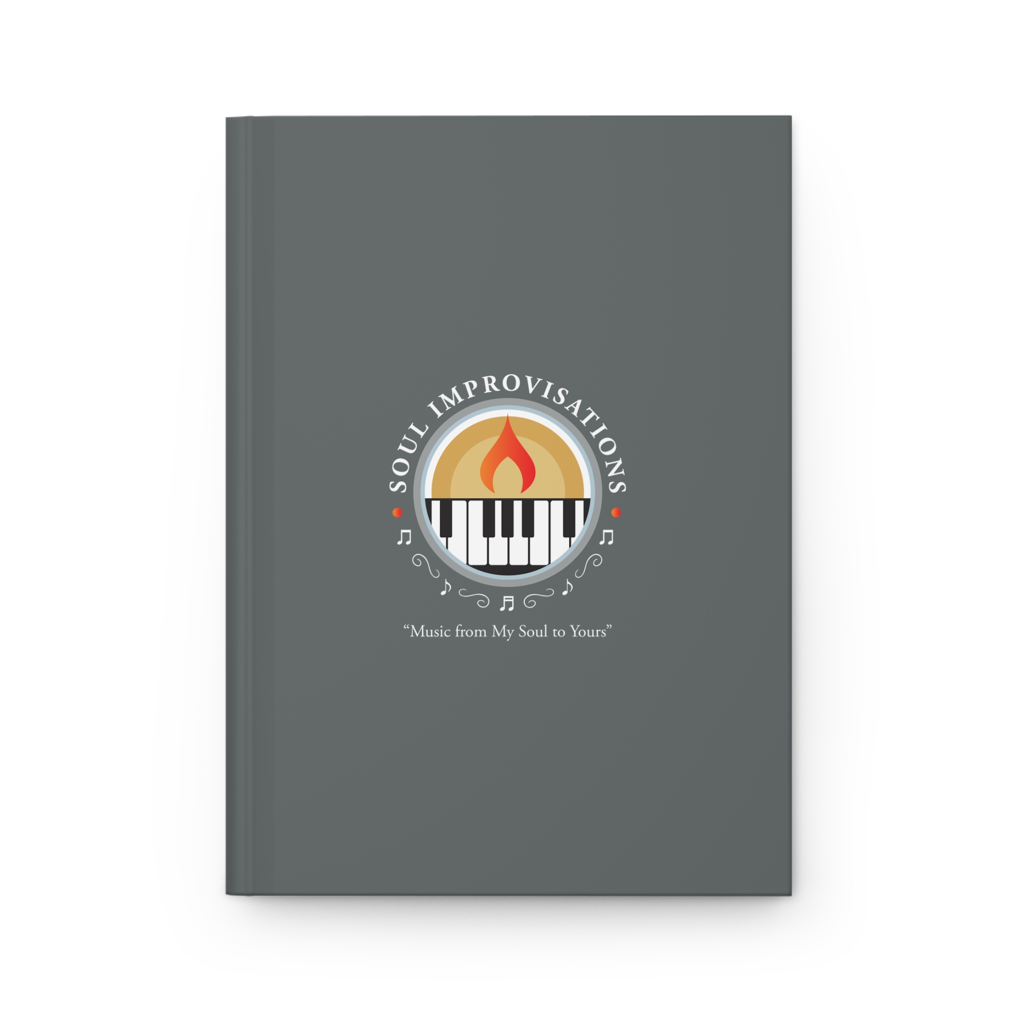 Soul Improvisations Hardcover Journal - Grey