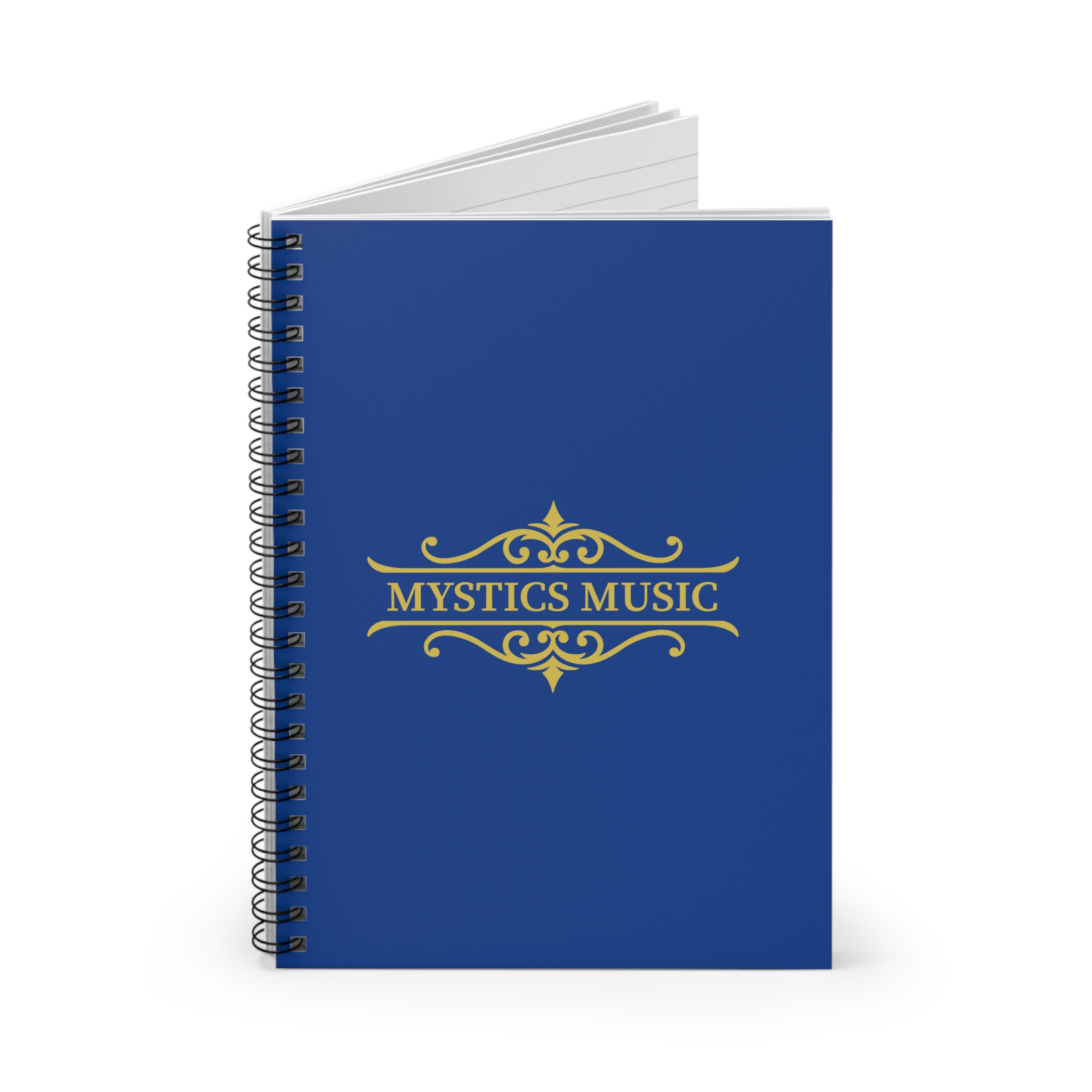 Mystics Music Spiral Notebook - Blue