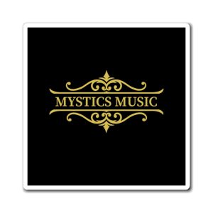 Mystics Music Home Magnet - Black