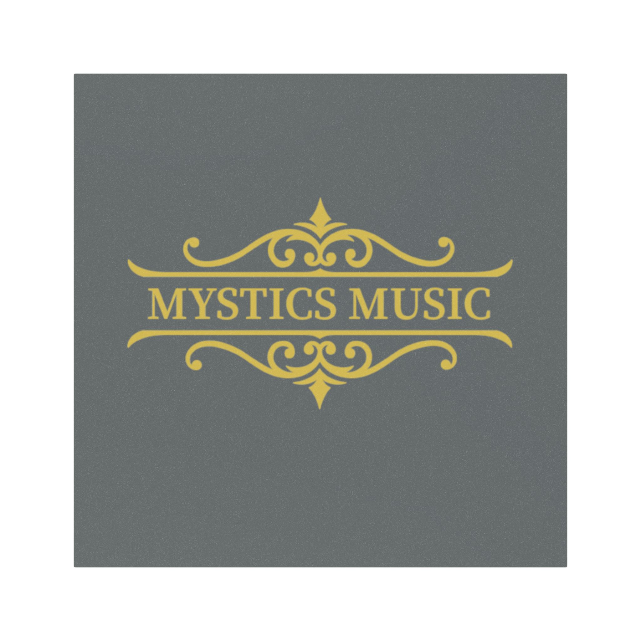 Mystics Music Car Magnet - Grey