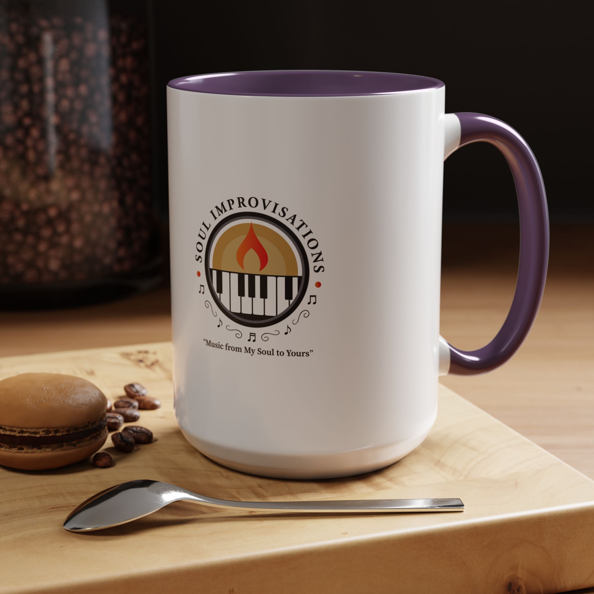 Soul Improvisations Coffee Mug - 11oz and 15oz (large logo) - Image 36