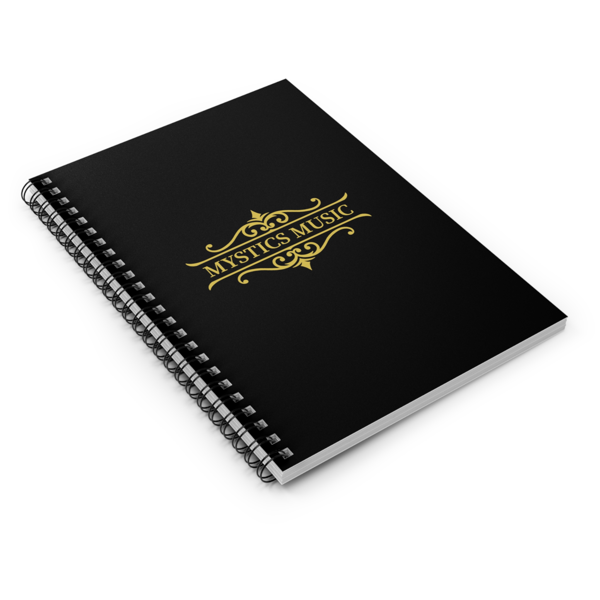 Mystics Music Spiral Notebook - Black - Image 3