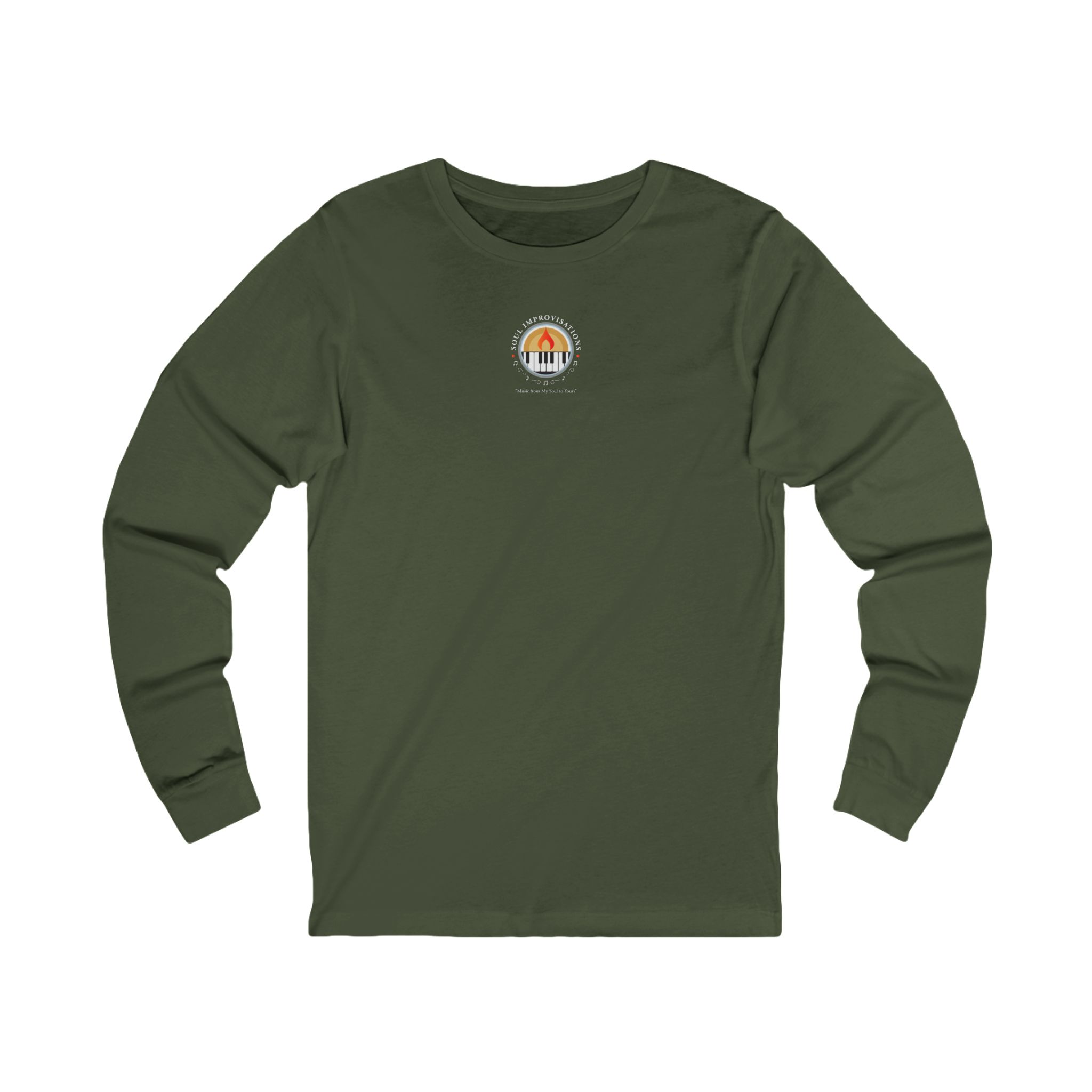 Soul Improvisations Unisex Jersey Long Sleeve T-Shirt (center logo) - Image 4
