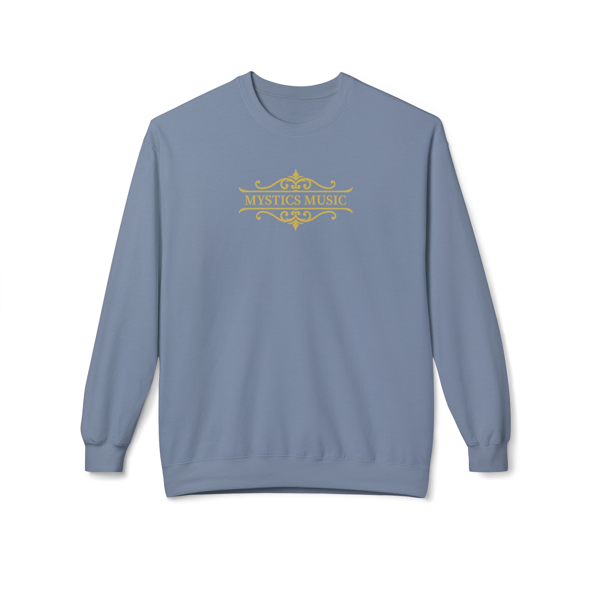Mystics Music Unisex Midweight Crewneck Sweatshirt (dark colors - large logo) - Image 24