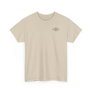 Mystics Music Unisex Heavy Cotton Short Sleeve T-Shirt (light colors - left chest logo)