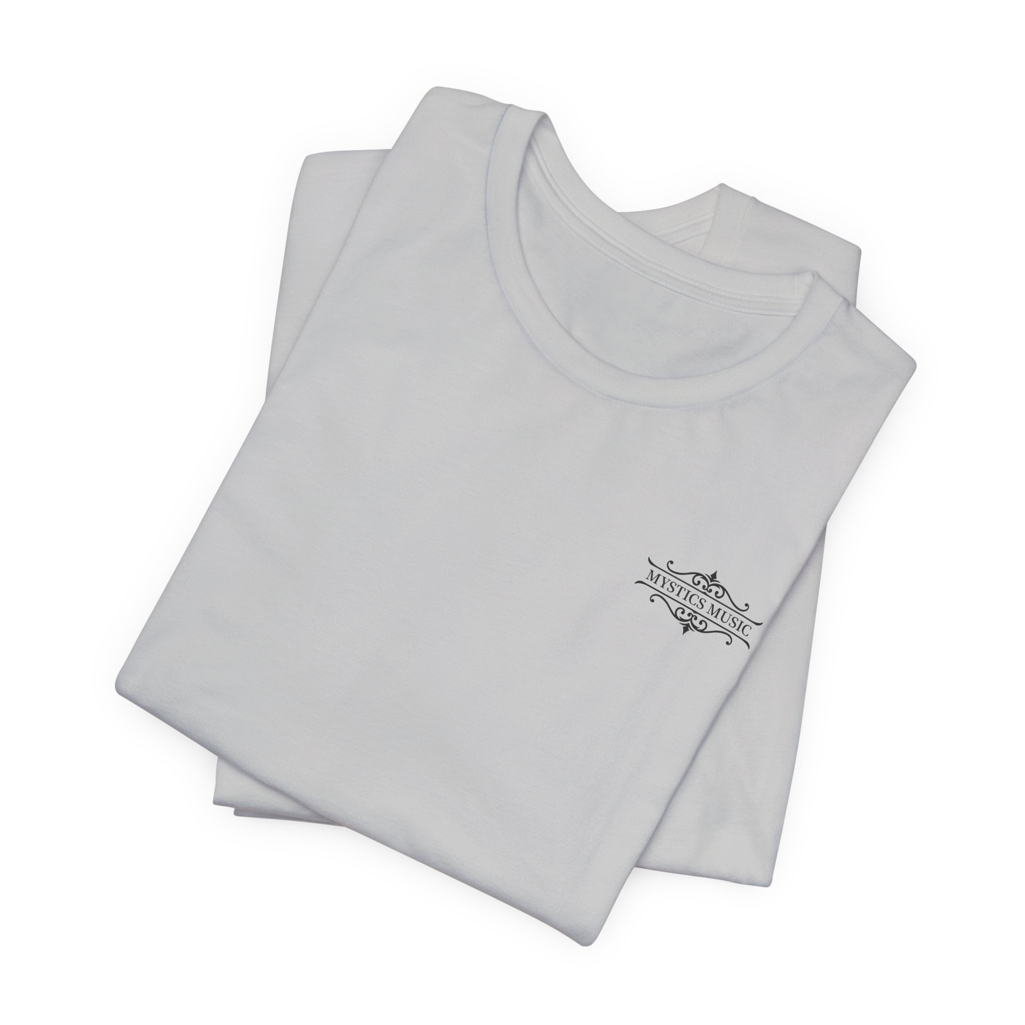 Mystics Music Unisex Jersey Short Sleeve T-Shirt (light colors - left chest logo) - Image 8
