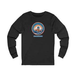 Men's Swimming - Unisex Jersey Long Sleeve T-Shirt