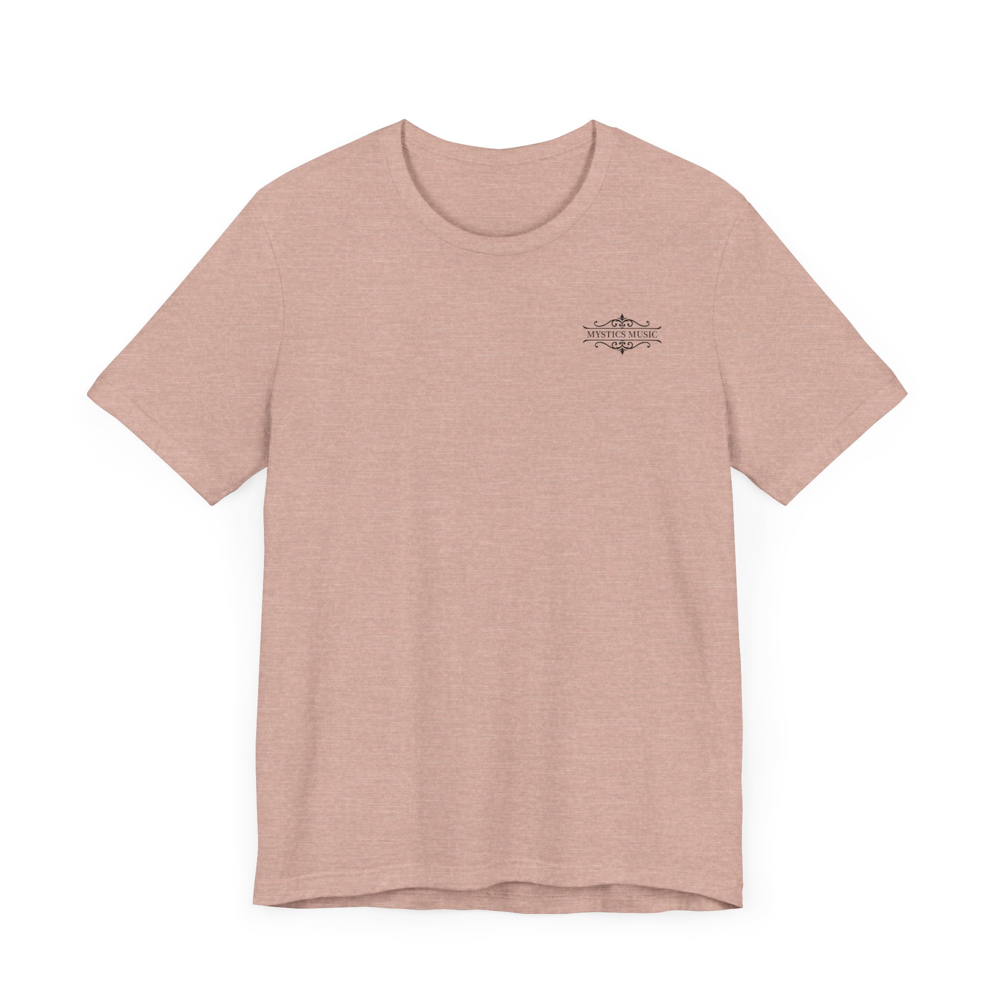 Mystics Music Unisex Jersey Short Sleeve T-Shirt (light colors - left chest logo) - Image 3