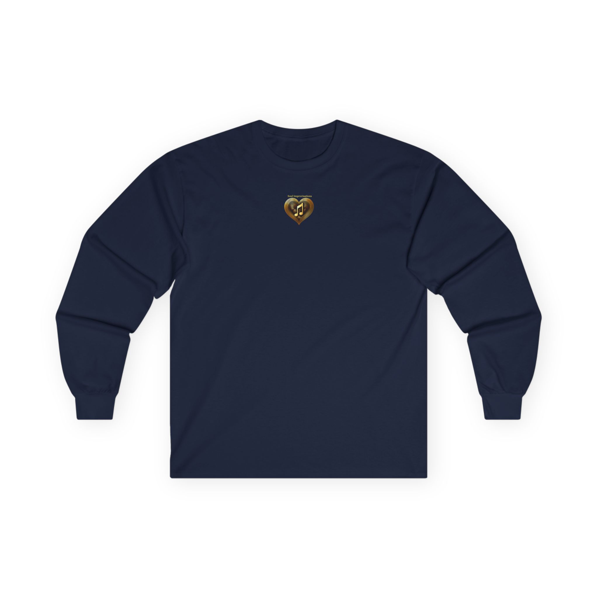 Gold Musical Heart Unisex Ultra Cotton Long Sleeve T-Shirt - Image 8