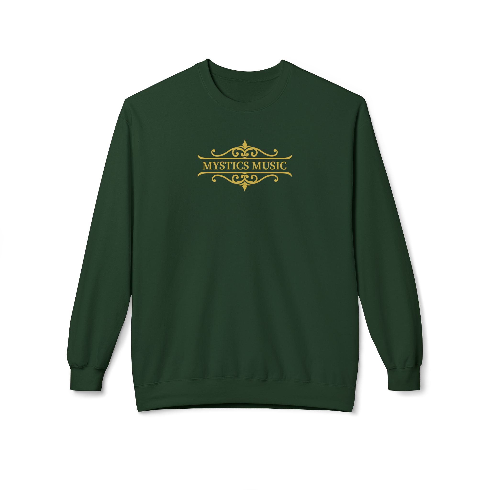 Mystics Music Unisex Midweight Crewneck Sweatshirt (dark colors - large logo) - Image 13