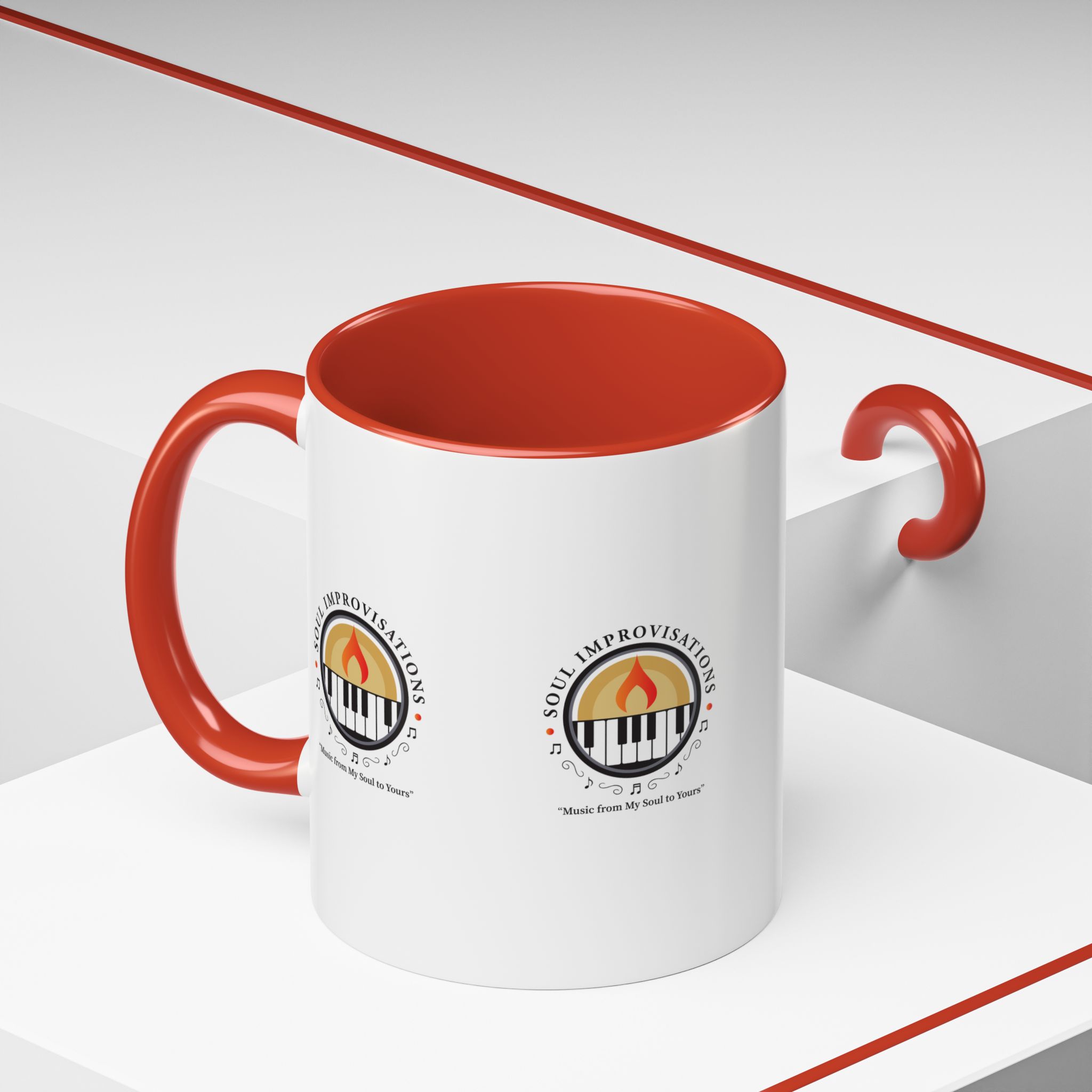 Soul Improvisations Coffee Mug - 11oz (small logo) - Image 12