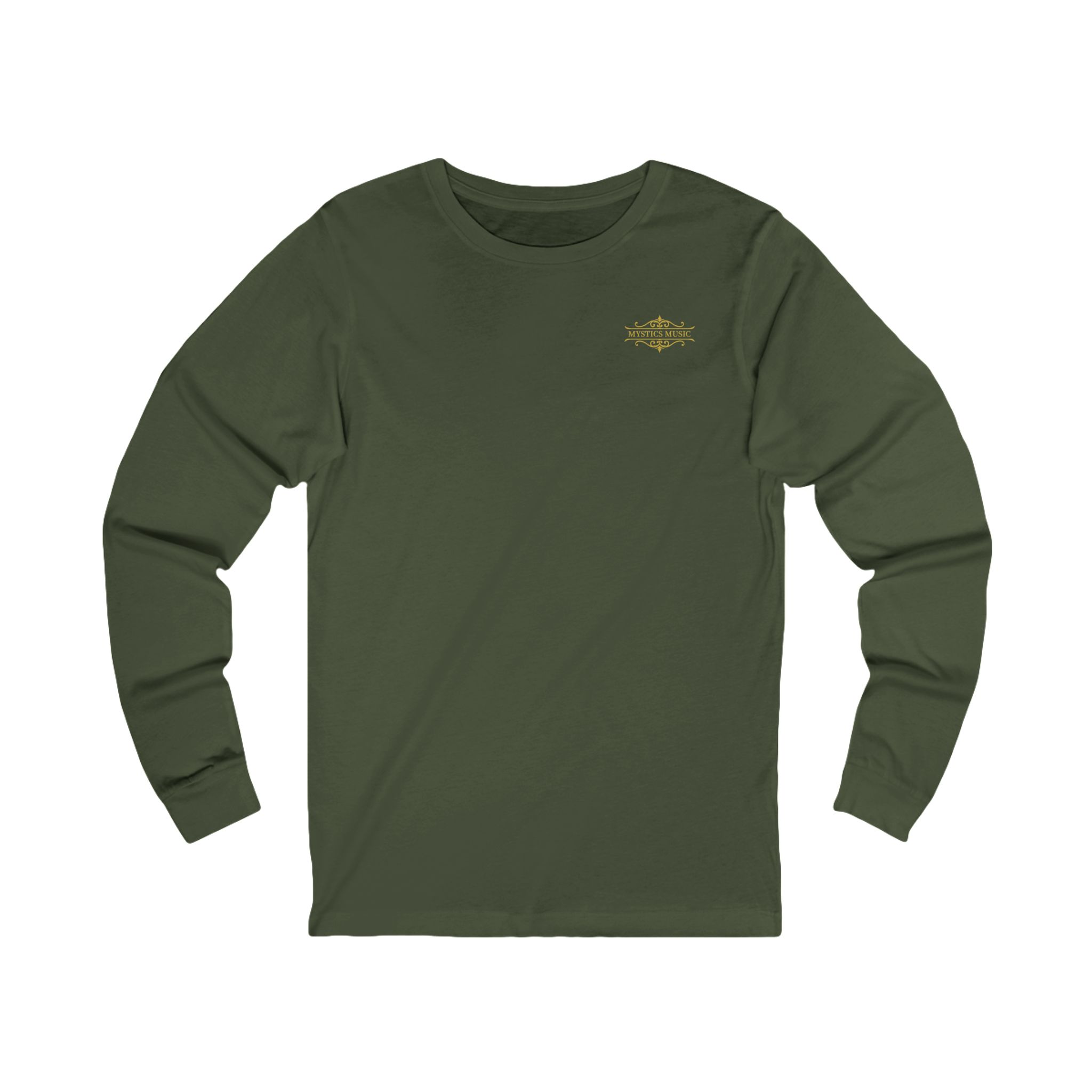 Mystics Music Unisex Jersey Long Sleeve T-Shirt (dark colors - left chest logo) - Image 4