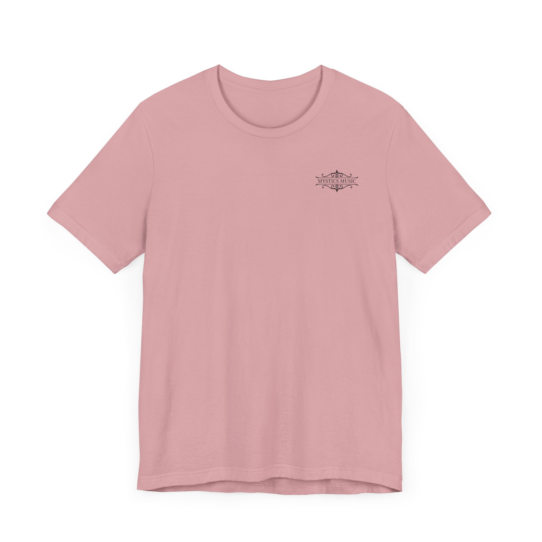 Mystics Music Unisex Jersey Short Sleeve T-Shirt (light colors - left chest logo) - Image 41