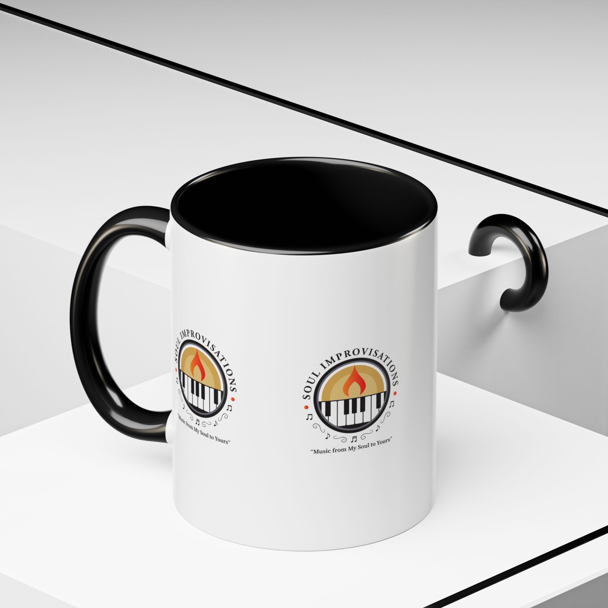 Soul Improvisations Coffee Mug - 11oz (small logo) - Image 2