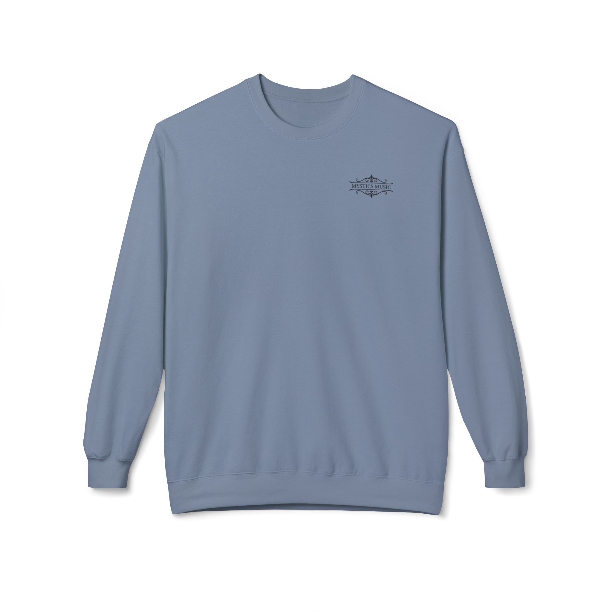Mystics Music Unisex Midweight Crewneck Sweatshirt (light colors - left chest logo) - Image 10