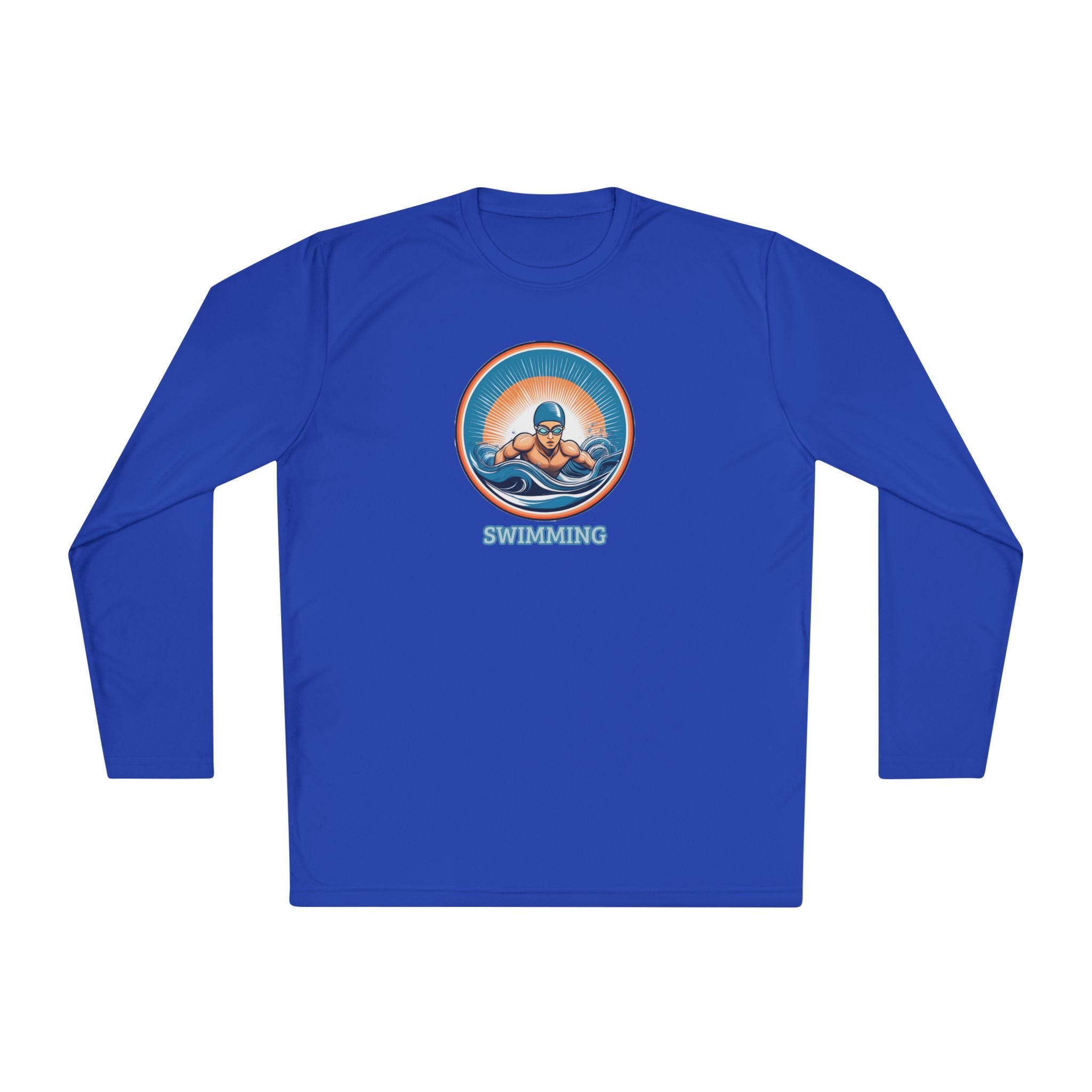 Men's Swimming - Unisex Lightweight Long Sleeve T-Shirt - Image 7