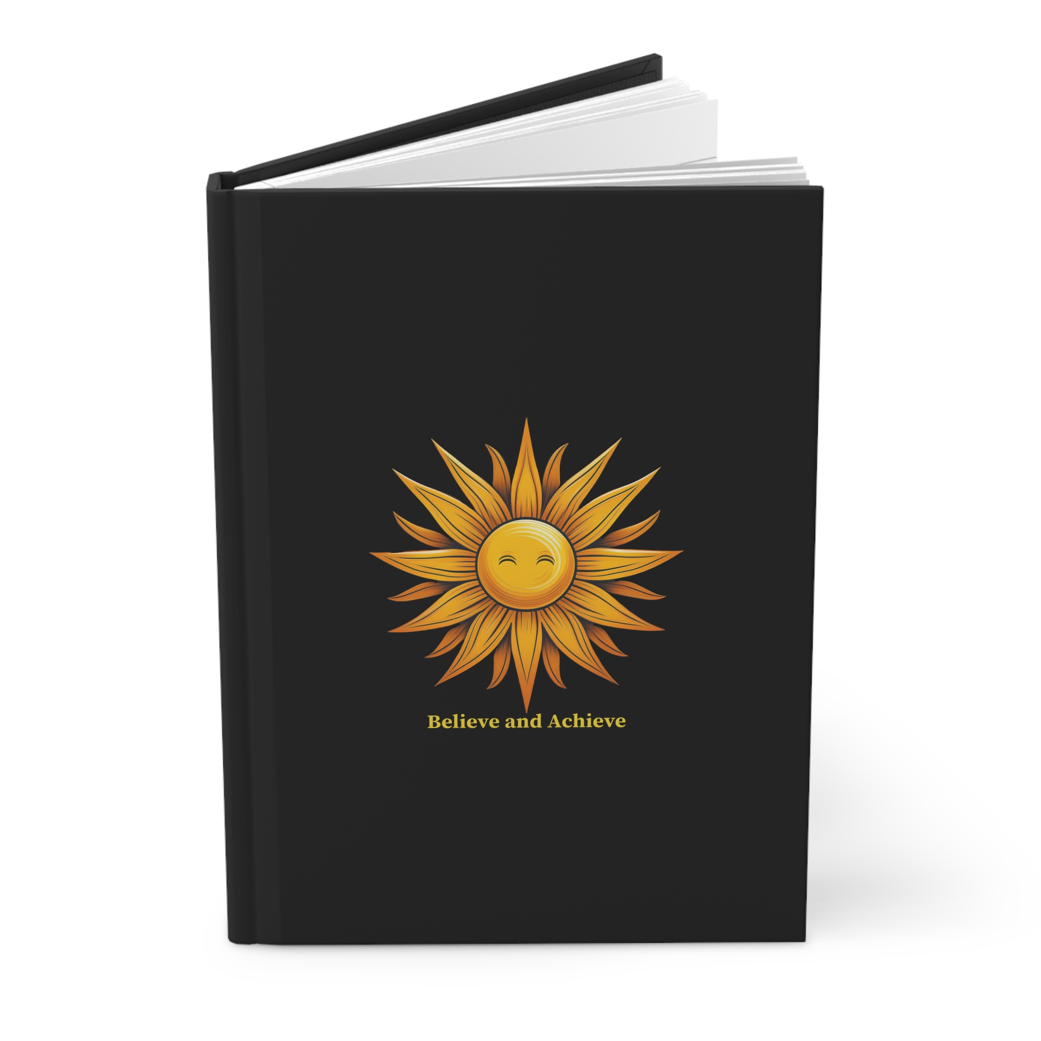 Believe & Achieve Sunshine Hardcover Journal