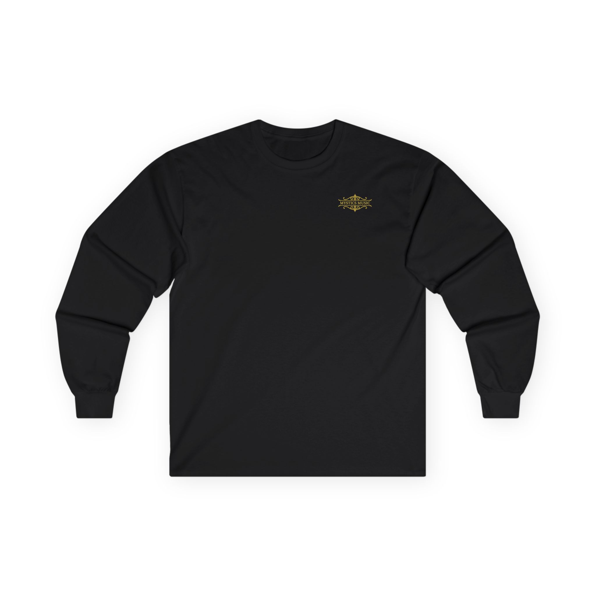 Mystics Music Unisex Ultra Cotton Long Sleeve T-Shirt (dark colors - left chest logo) - Image 3