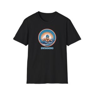 Men's Swimming - Unisex Softstyle Short Sleeve T-Shirt