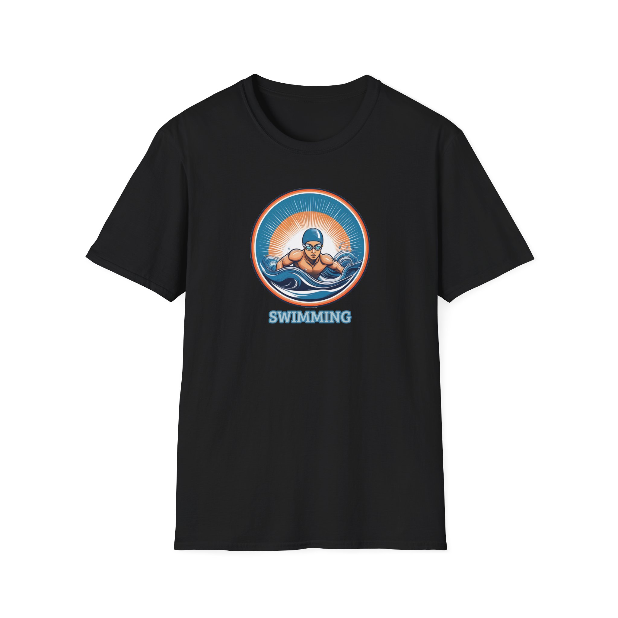 Men's Swimming - Unisex Softstyle Short Sleeve T-Shirt