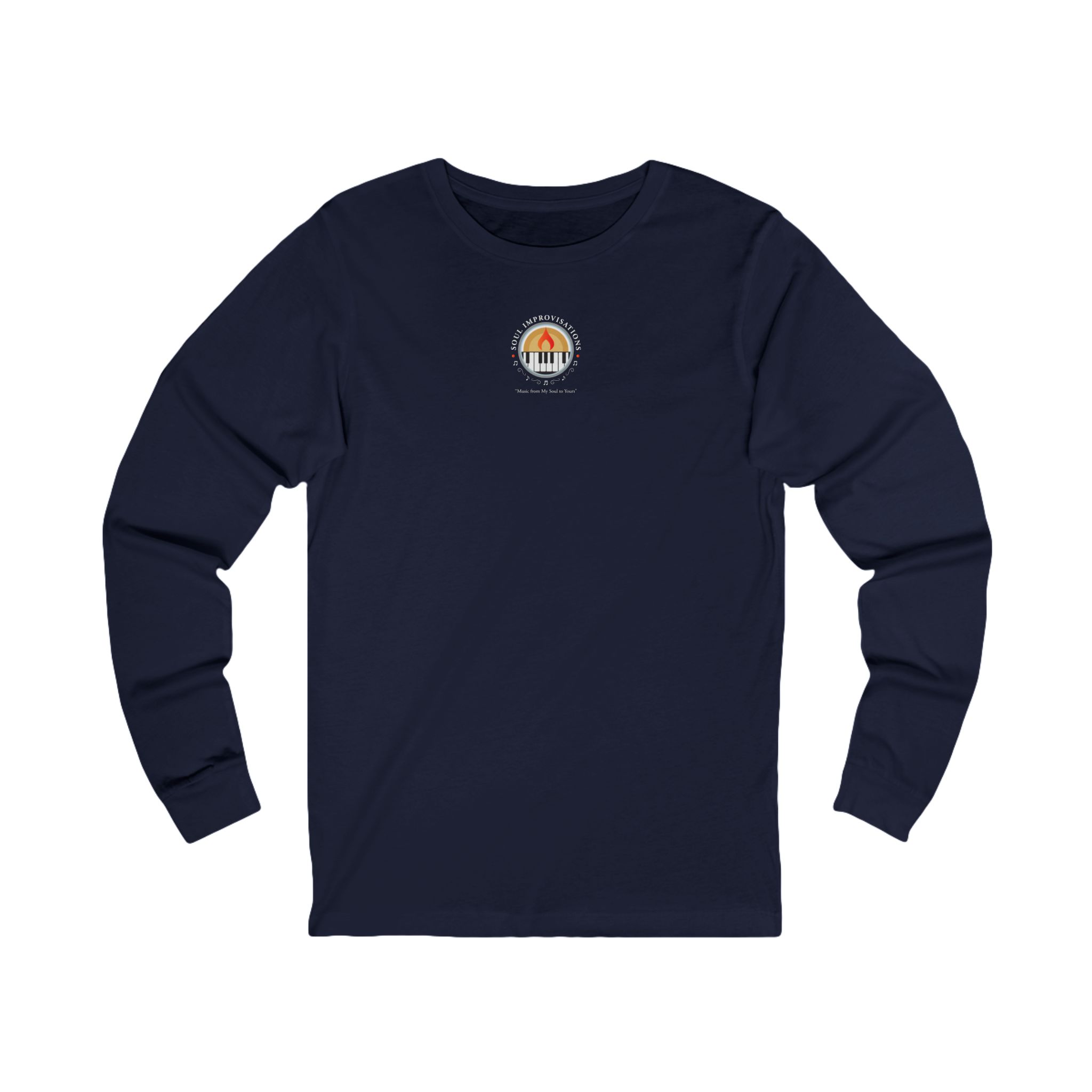 Soul Improvisations Unisex Jersey Long Sleeve T-Shirt (center logo) - Image 9