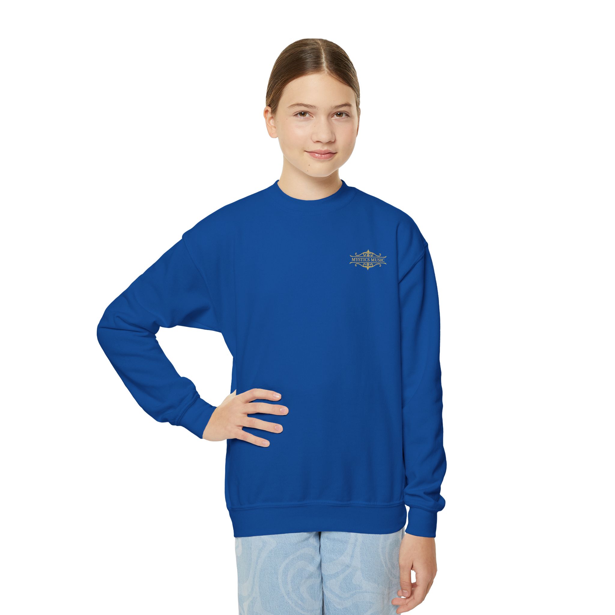 Mystics Music Youth Crewneck Sweatshirt (left chest logo) - Image 14