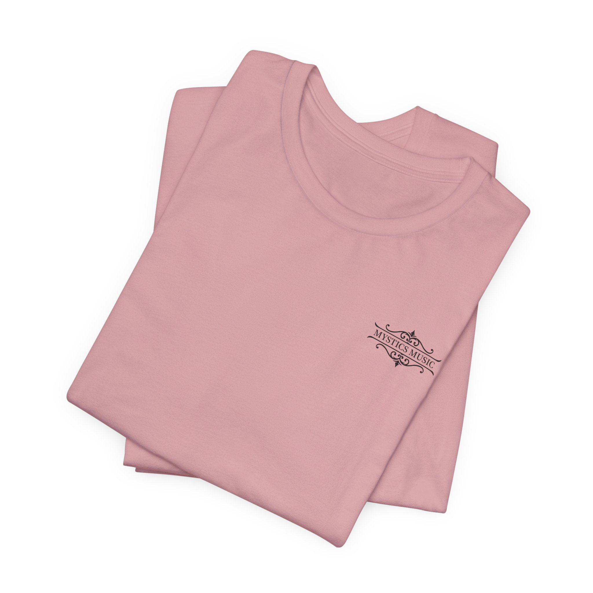 Mystics Music Unisex Jersey Short Sleeve T-Shirt (light colors - left chest logo) - Image 42