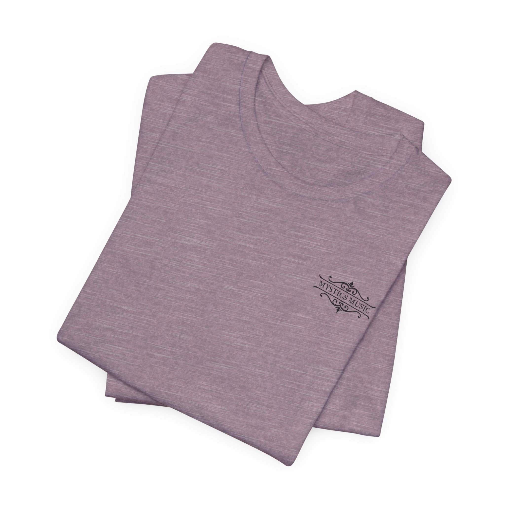 Mystics Music Unisex Jersey Short Sleeve T-Shirt (light colors - left chest logo) - Image 48