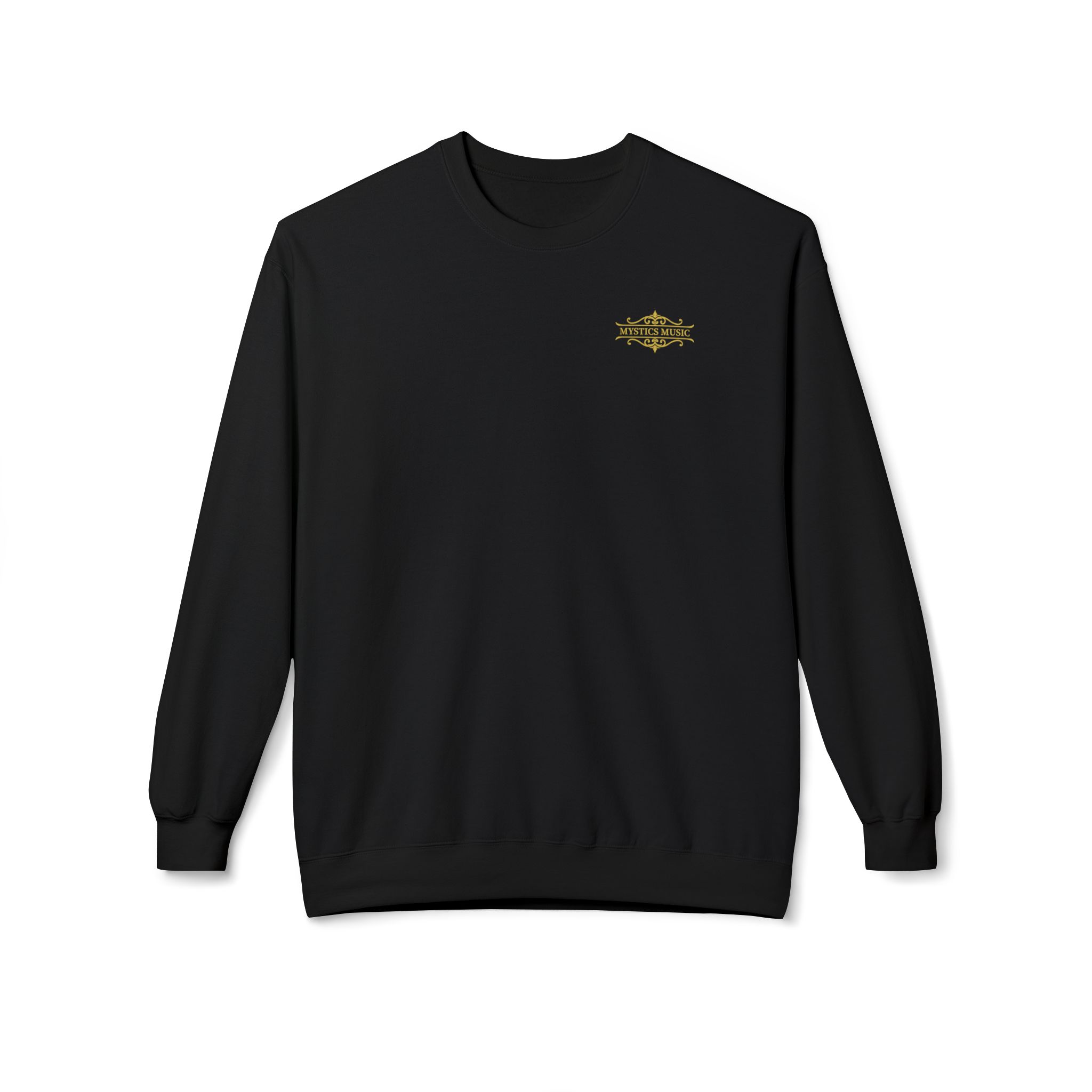 Mystics Music Unisex Midweight Crewneck Sweatshirt (dark colors - left chest logo) - Image 9