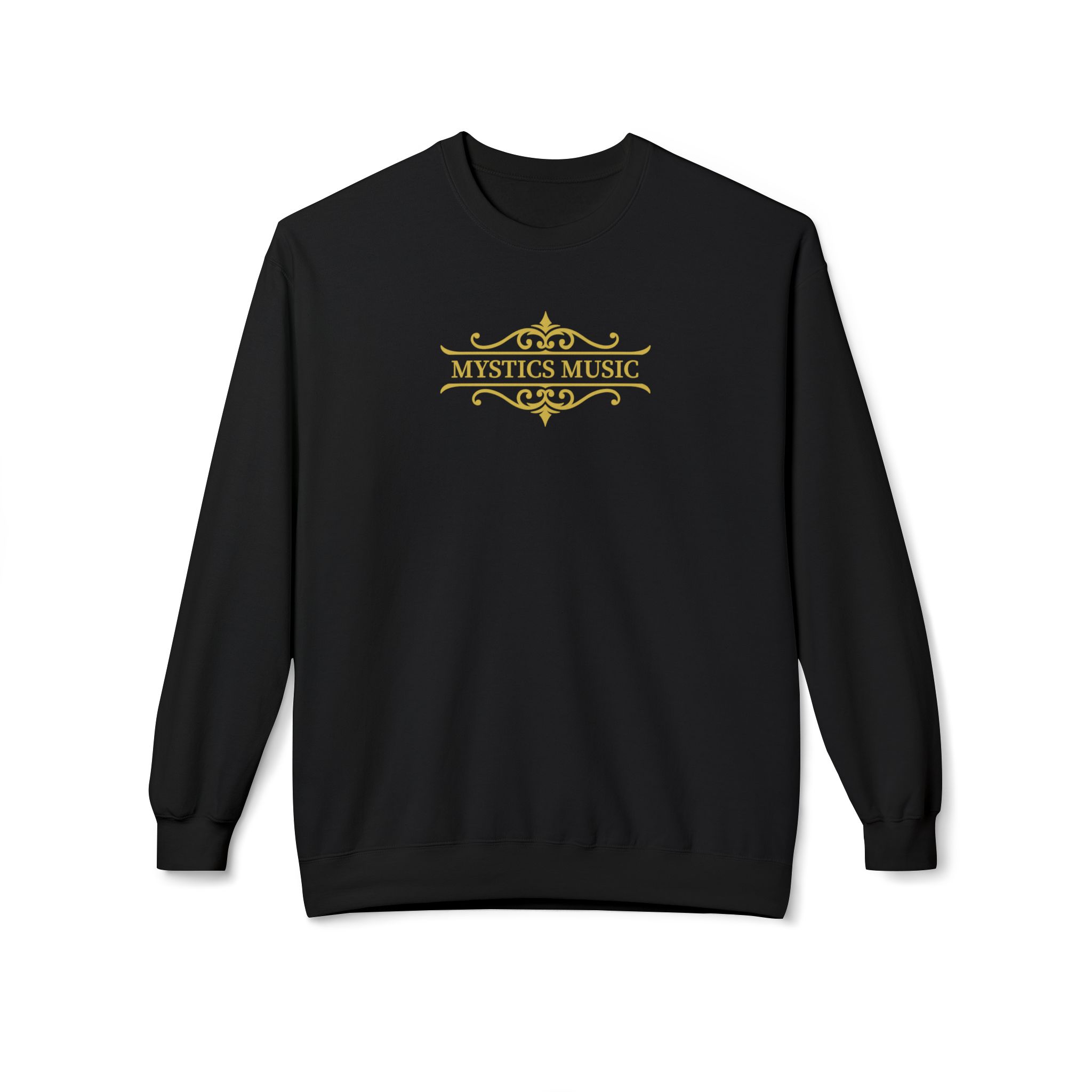 Mystics Music Unisex Midweight Crewneck Sweatshirt (dark colors - large logo) - Image 7