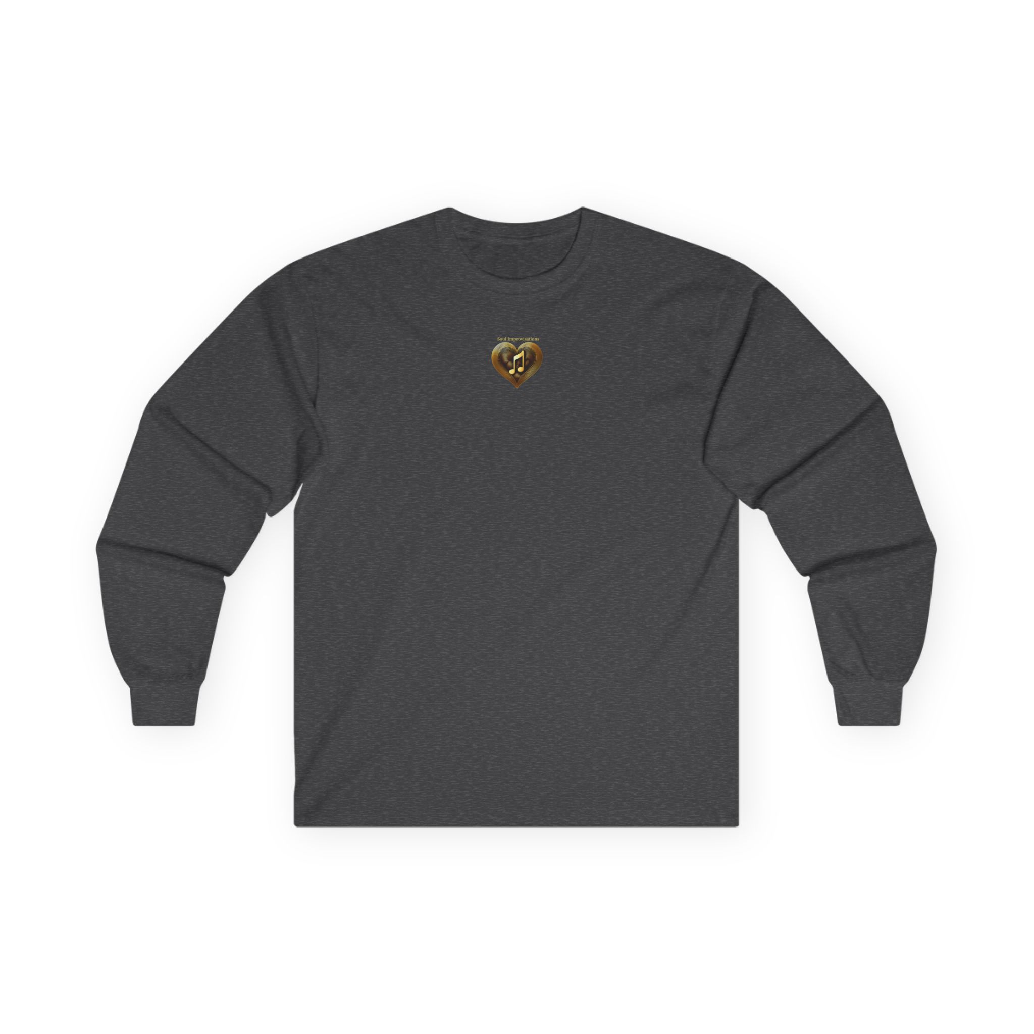 Gold Musical Heart Unisex Ultra Cotton Long Sleeve T-Shirt - Image 6