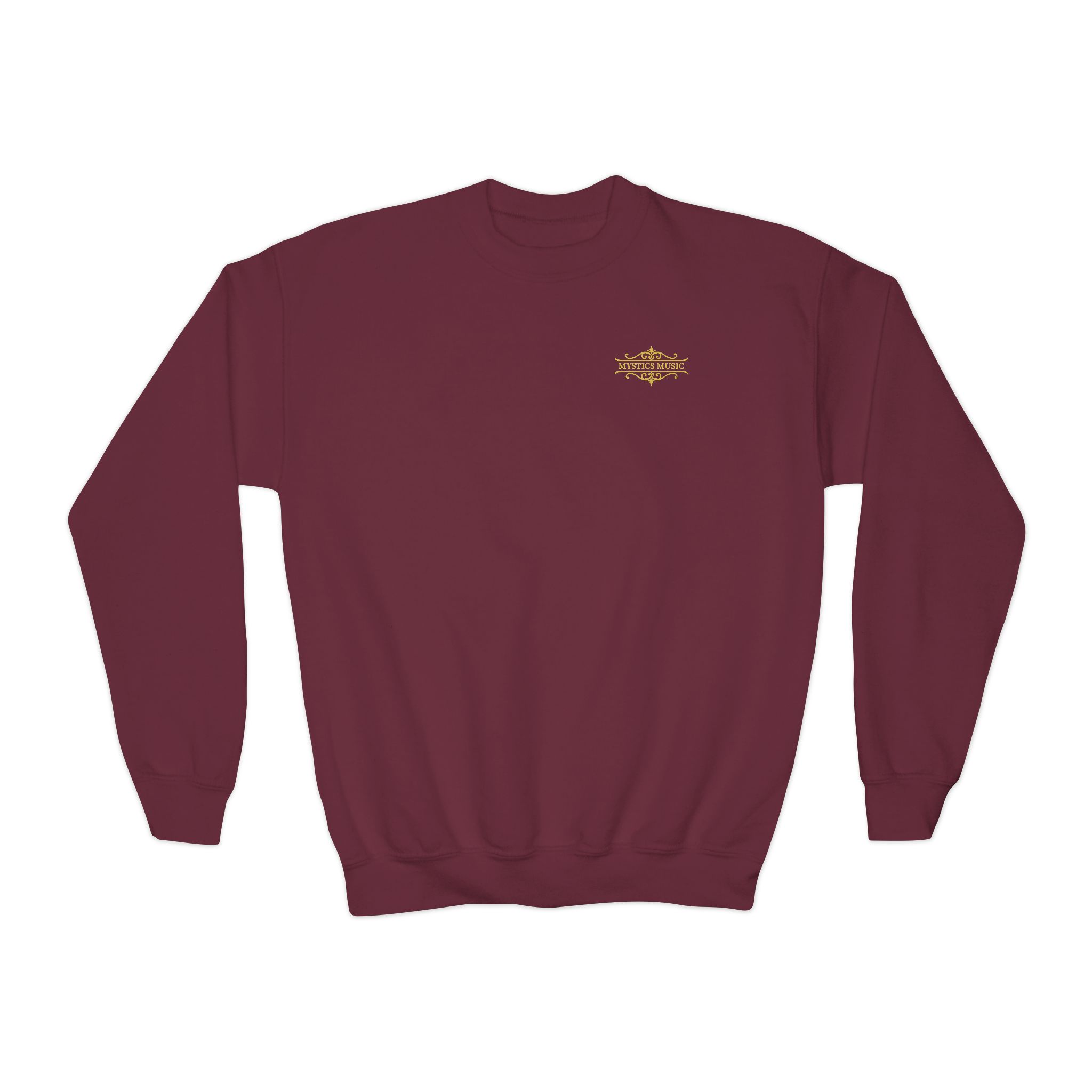 Mystics Music Youth Crewneck Sweatshirt (left chest logo) - Image 2