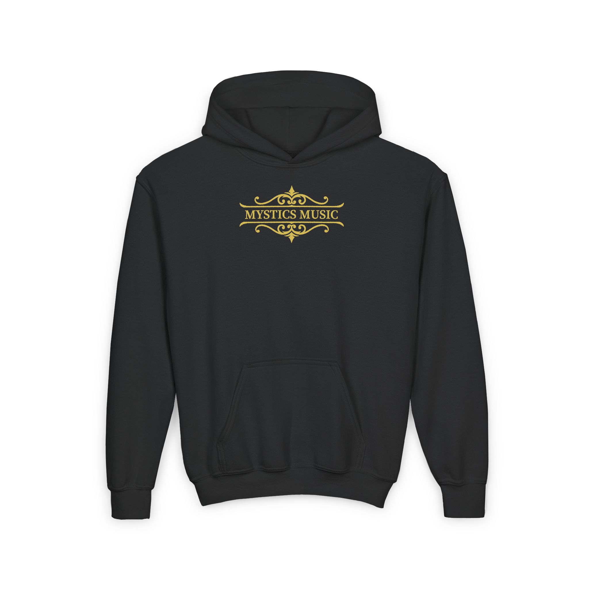 Mystics Music Youth Pullover Hooded Sweatshirt (dark colors) - Image 2