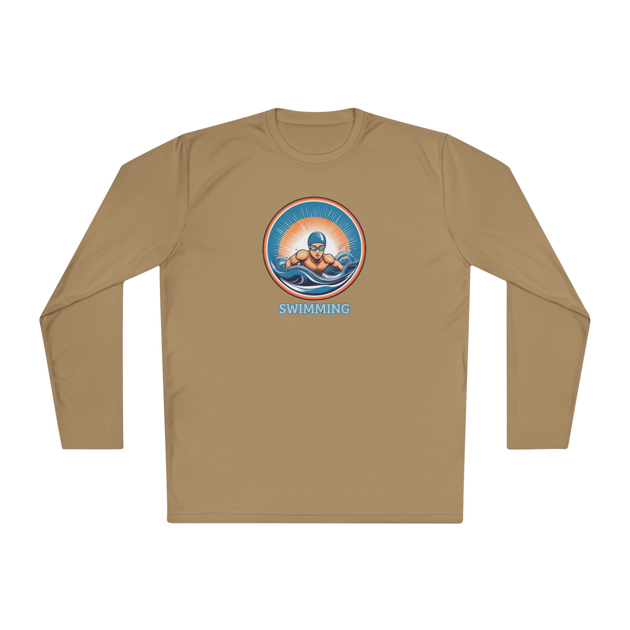 Men's Swimming - Unisex Lightweight Long Sleeve T-Shirt - Image 9
