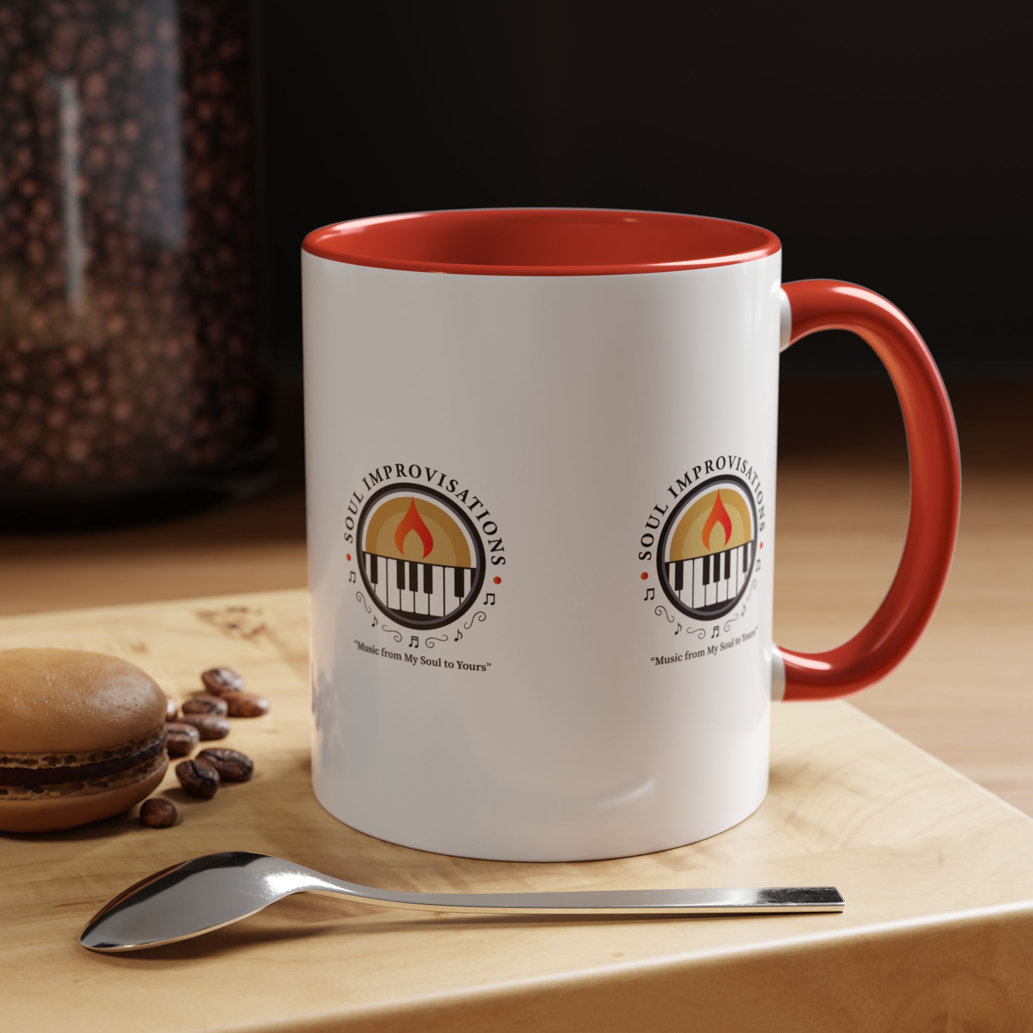 Soul Improvisations Coffee Mug - 11oz (small logo) - Image 7
